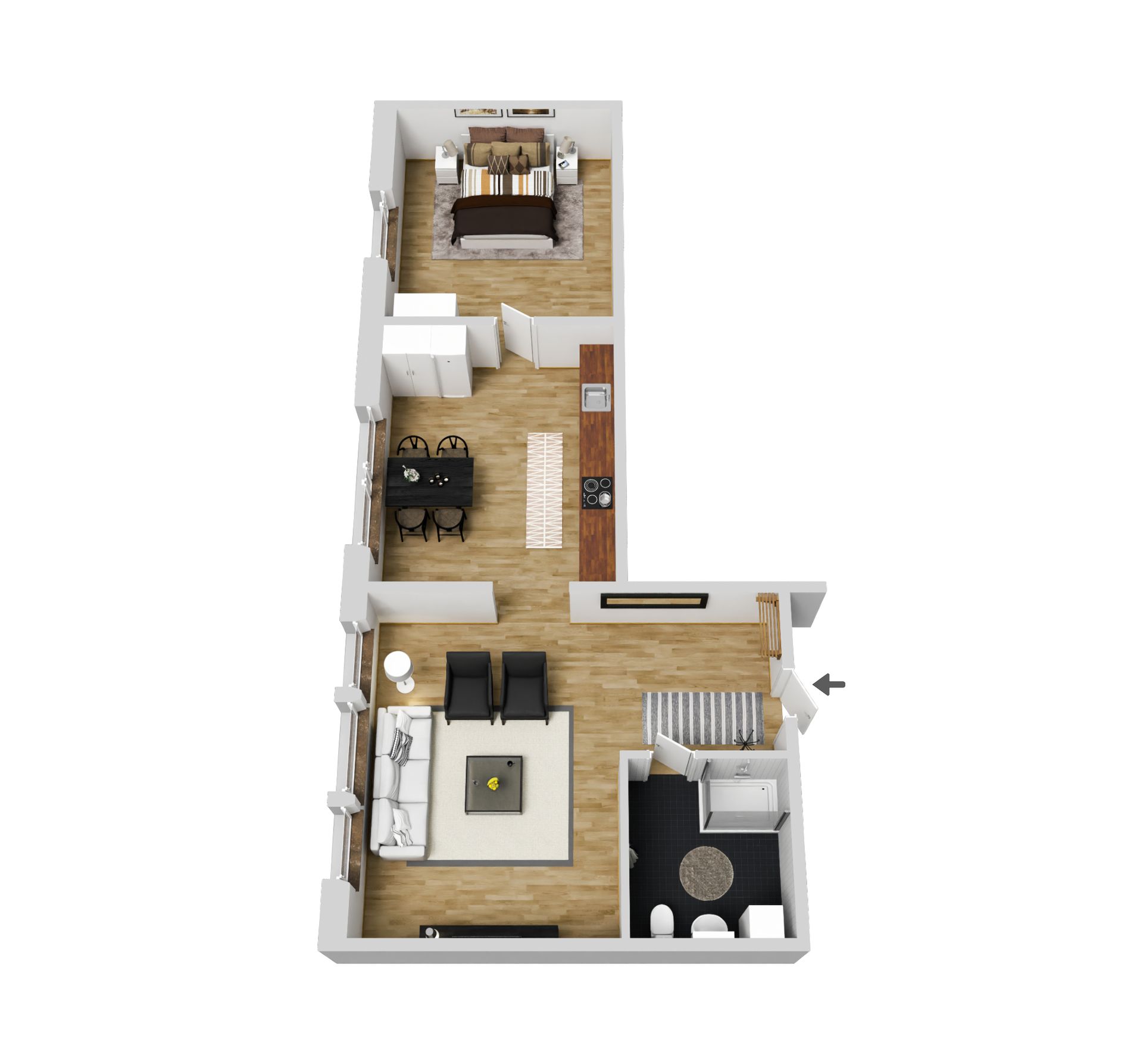 Bostadsrätt, Föreningsgatan 3B, Centrum Gällivare, Gällivare