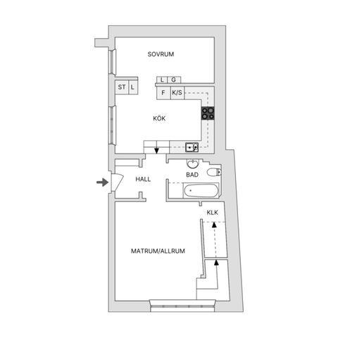 Bostadsrätt, Knägränd 7, Visby innerstad, Gotland