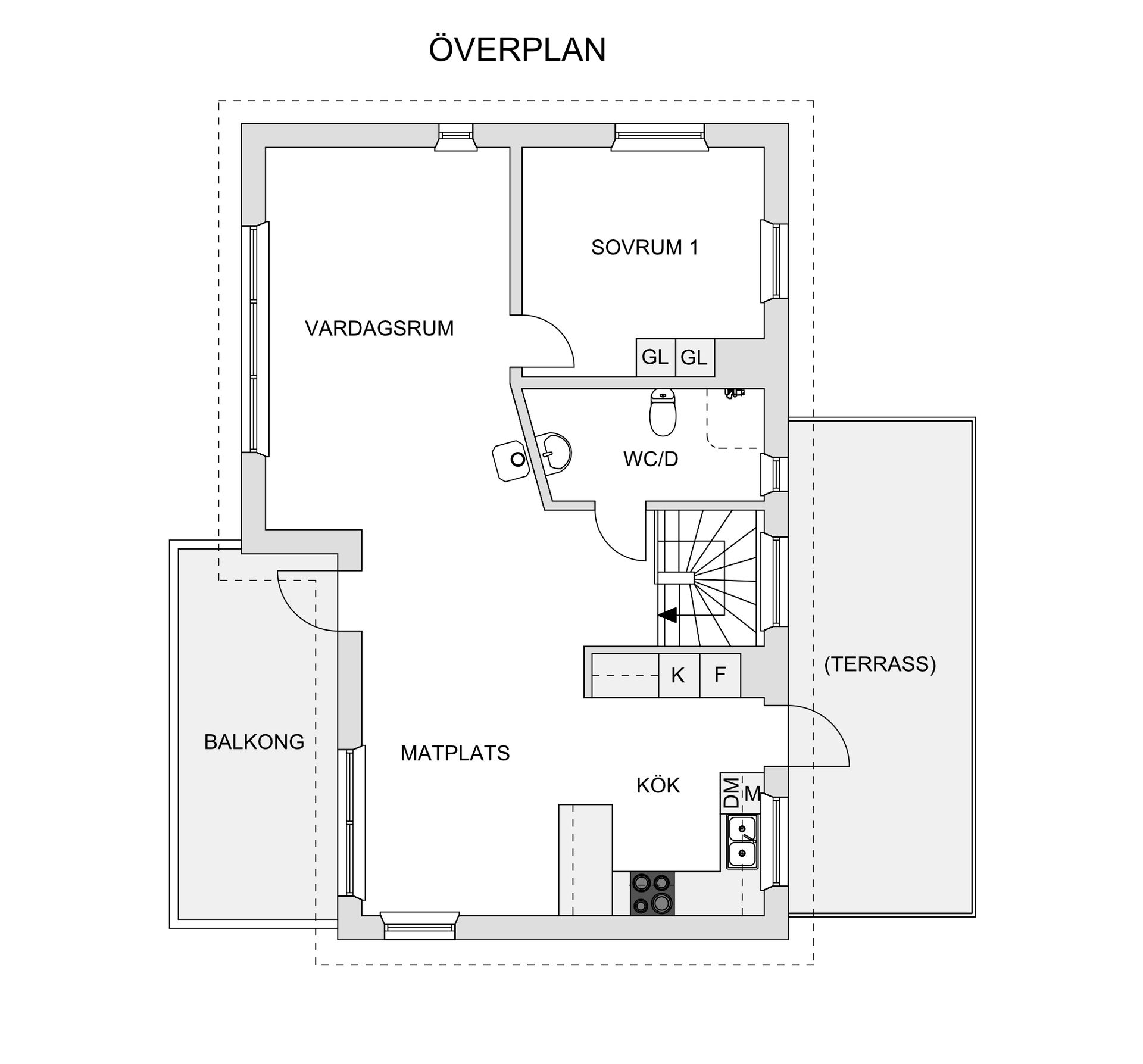 Villa, Skogsbrynsvägen 37, Edsgatan, Karlstad