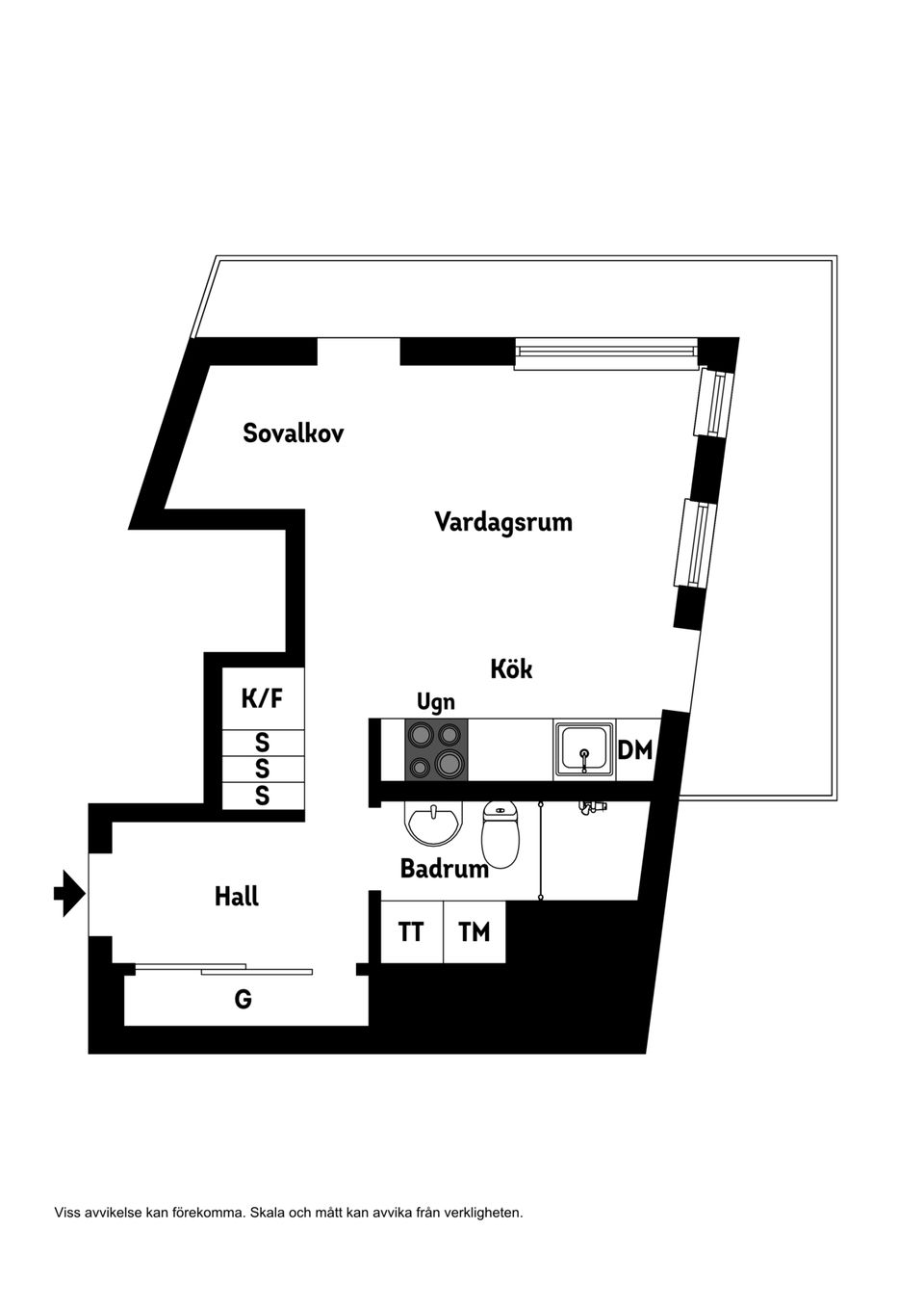 Bostadsrätt, Kungsgatan 40, Centrum, Växjö