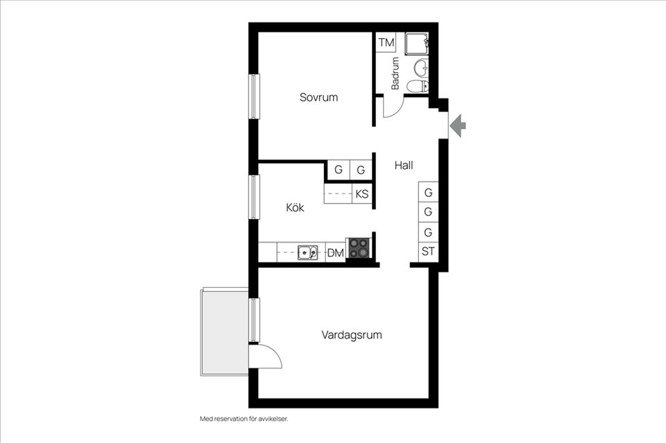 Bostadsrätt, Verkmästargatan 5a, Salabacke, Uppsala