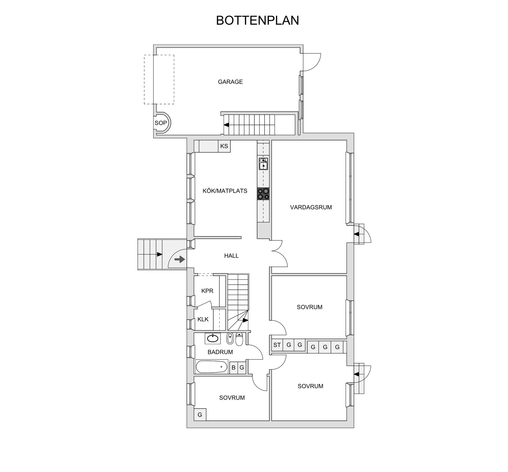 Villa, Syrenvägen 10, Östavall, Ånge