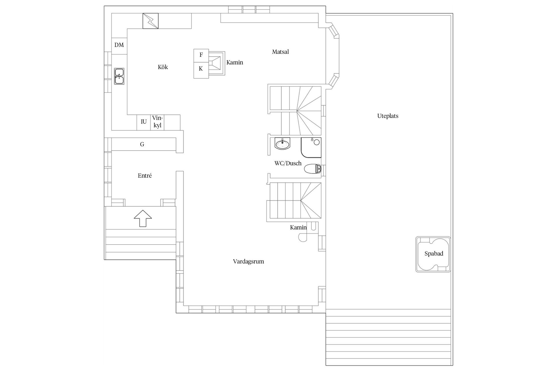 Villa, Östra Strandvägen 23 och 23b, Vendelsö Gård, Haninge