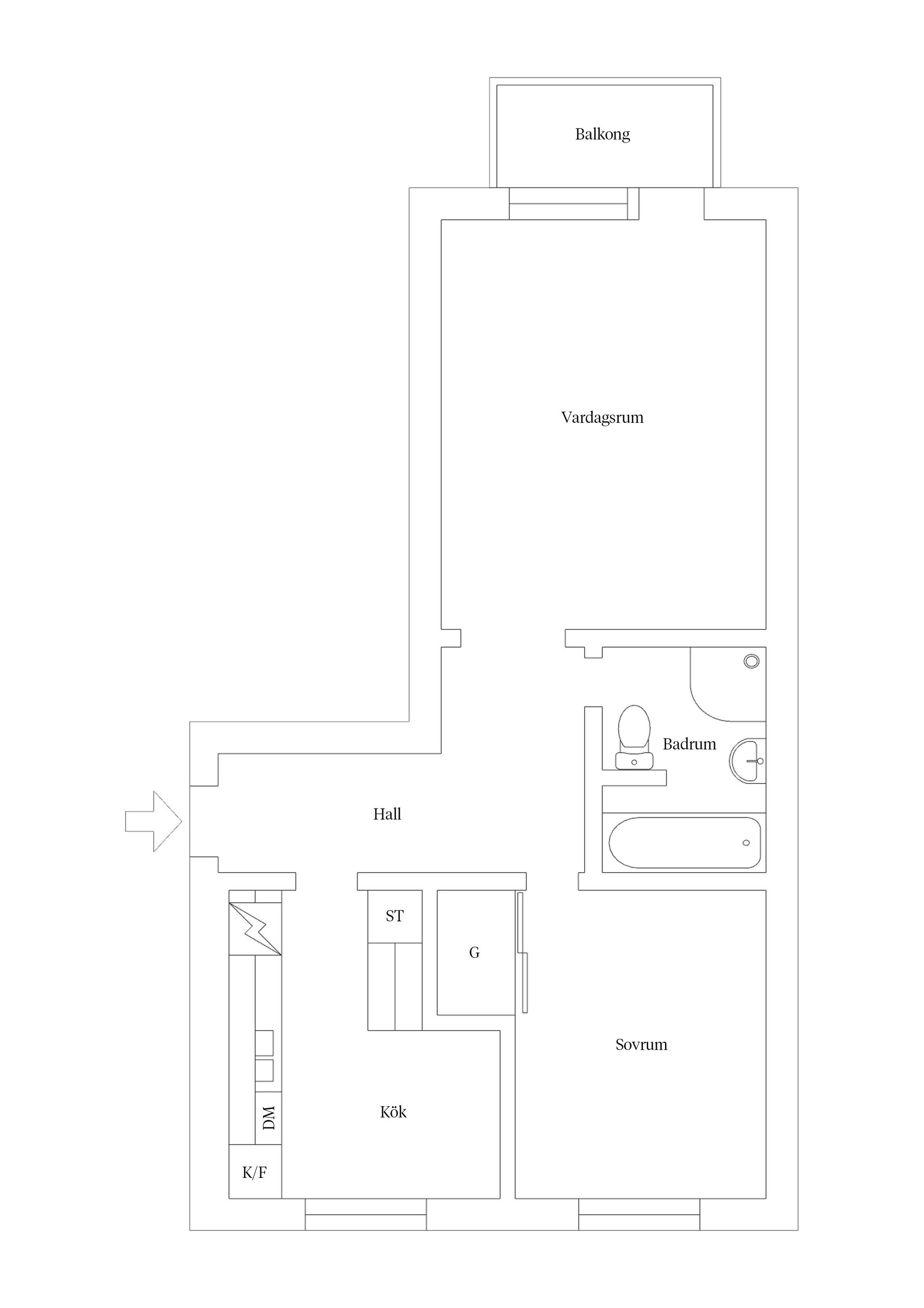 Bostadsrätt, Bjälbogatan 8A, Valla, Linköping