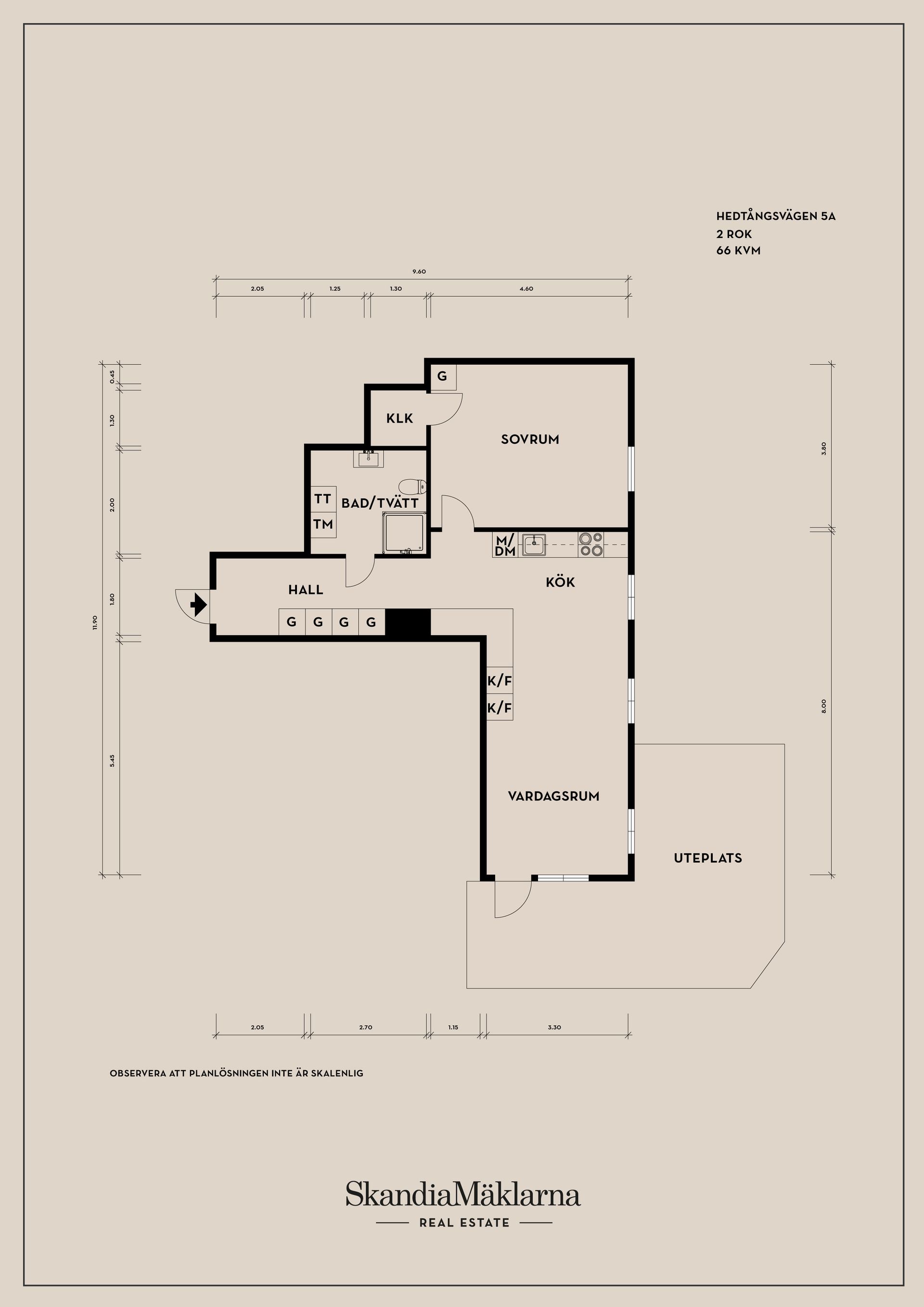 Bostadsrätt, Hedtångsvägen 5A, Hovås, Göteborg