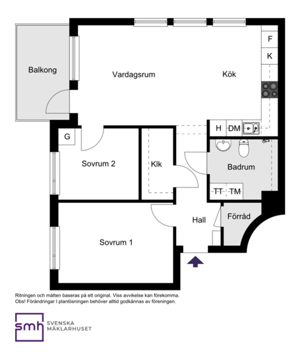 Bostadsrätt, Beckomberga Allé 8, Bromma / Beckomberga, Stockholm