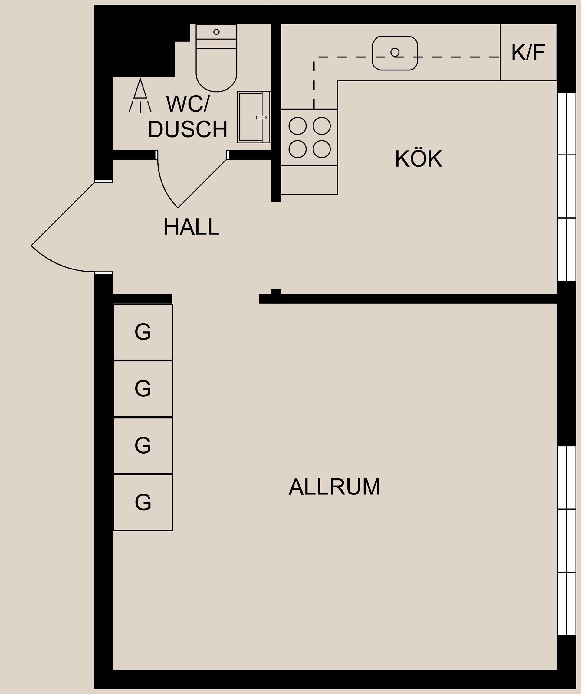 Bostadsrätt, Jacob Ekbohmsgatan 12, Söder, Norrköping