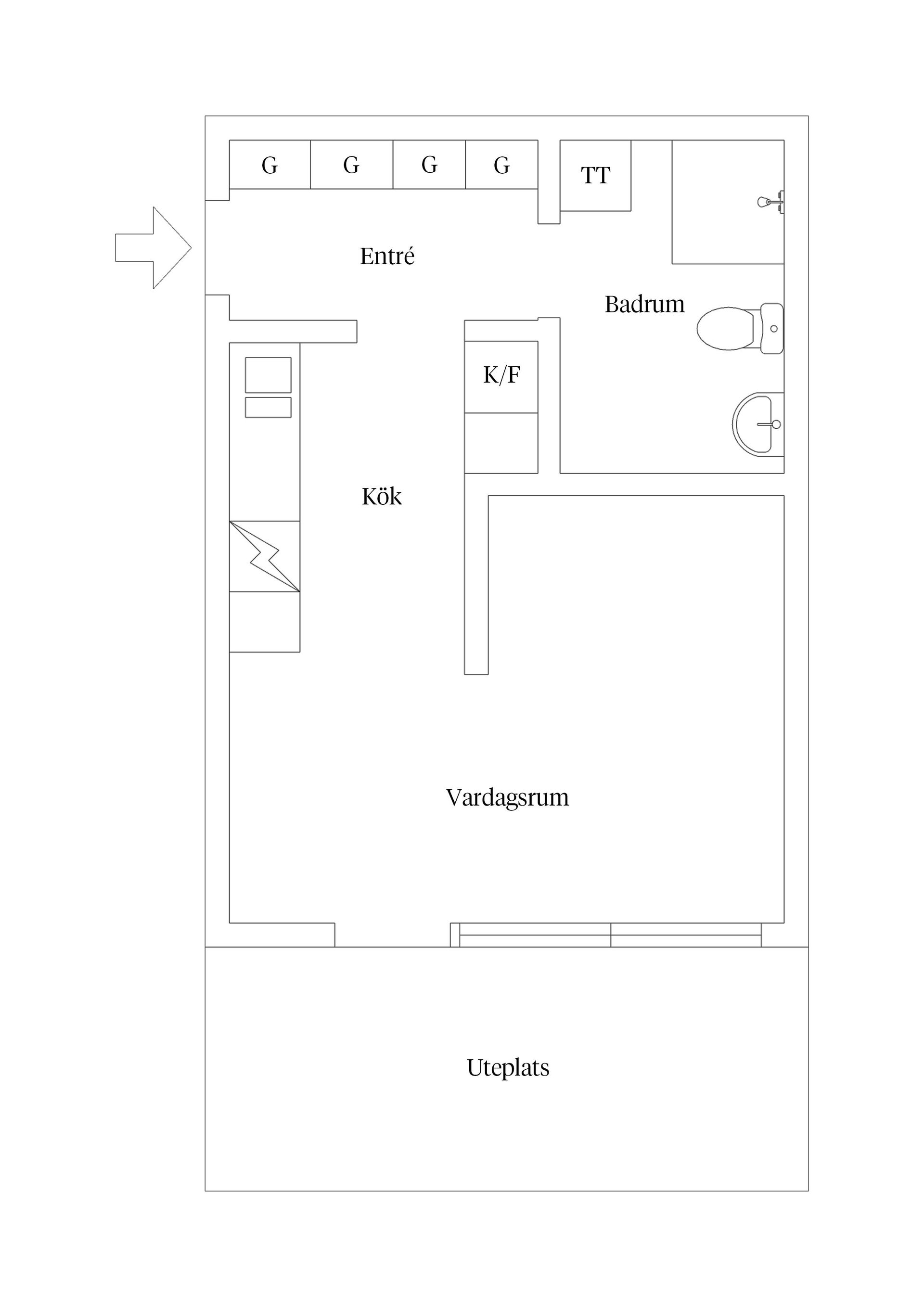 Bostadsrätt, Tullgarnsgatan 25, Kungsängen, Uppsala