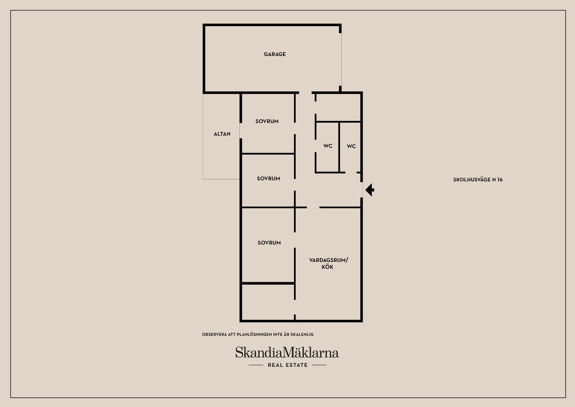 Villa, Skolhusvägen 16, Karlstad