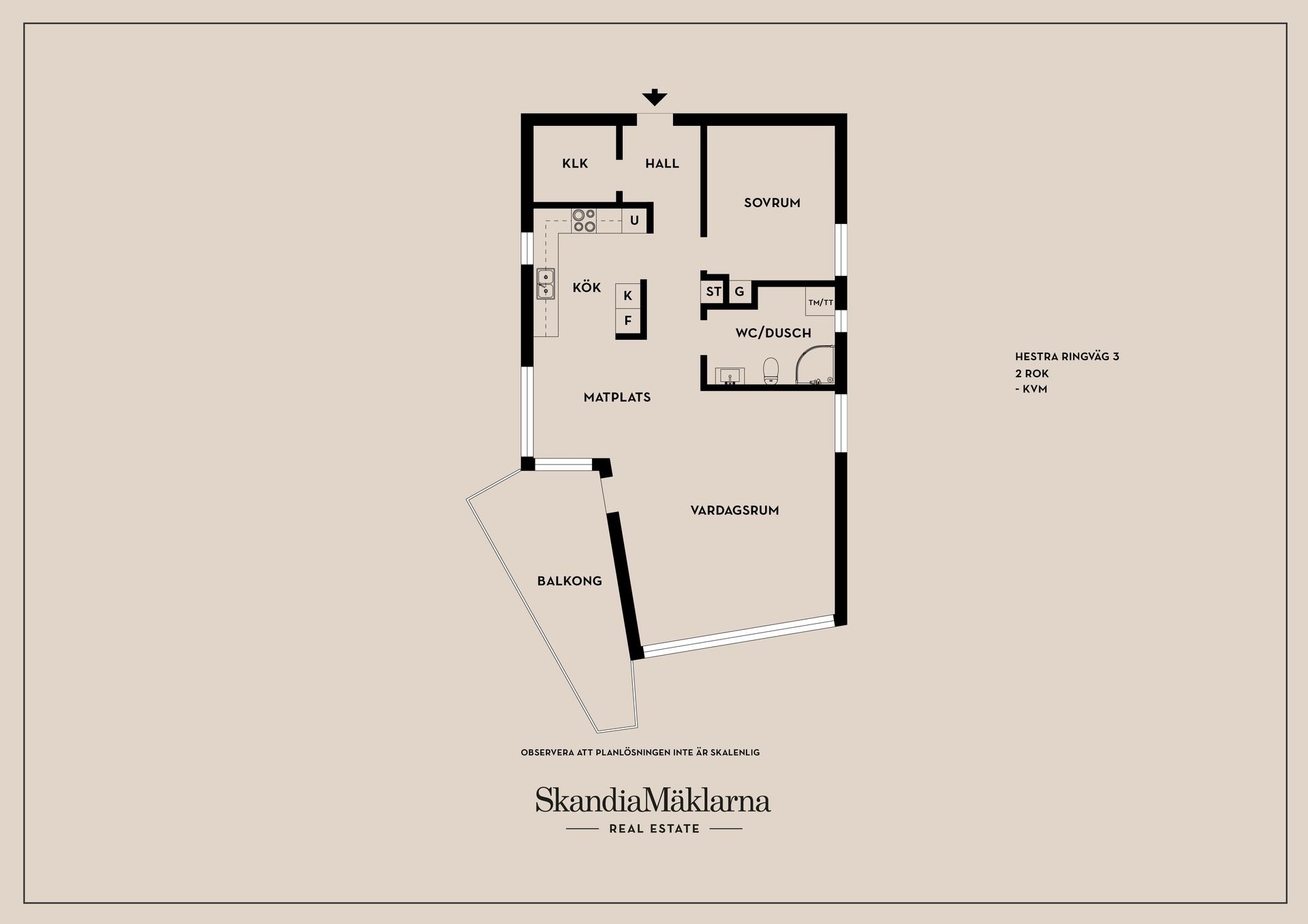 Bostadsrätt, Hestra Ringväg 3, Hestra, Borås