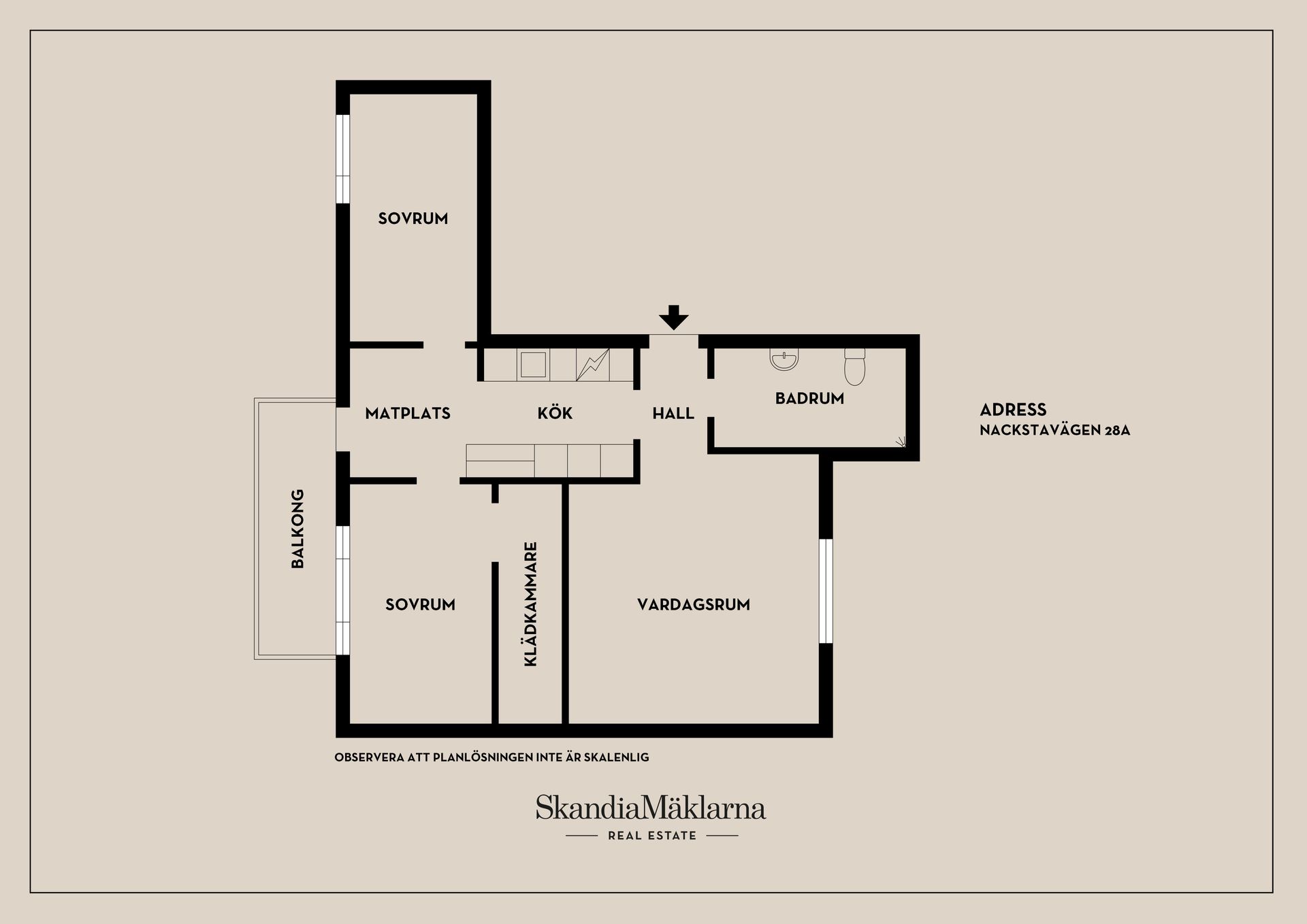 Bostadsrätt, Nackstavägen 28A, Nacksta, Sundsvall