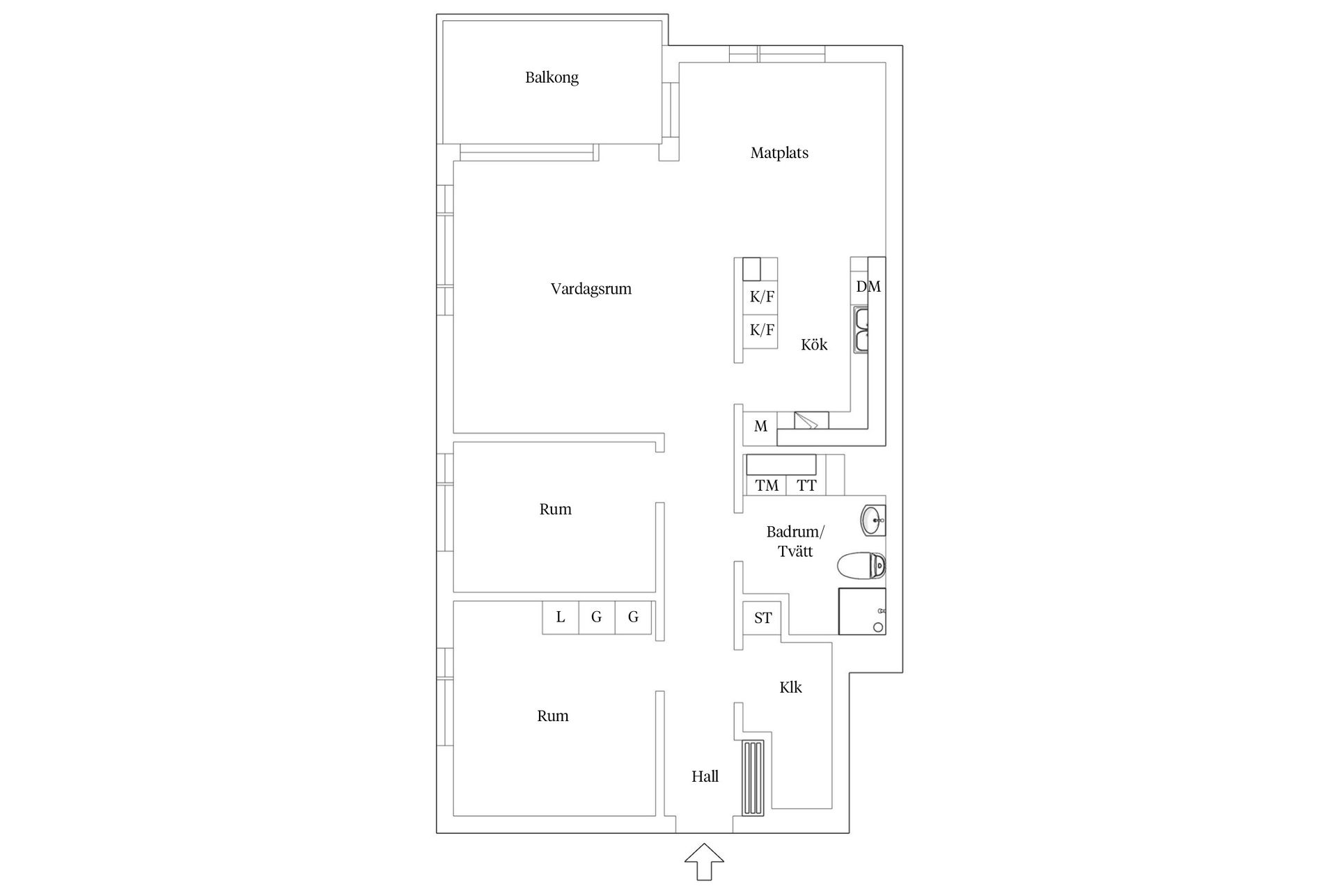 Bostadsrätt, Sankt Jörgens allé 3, Sankt Jörgen, Göteborg