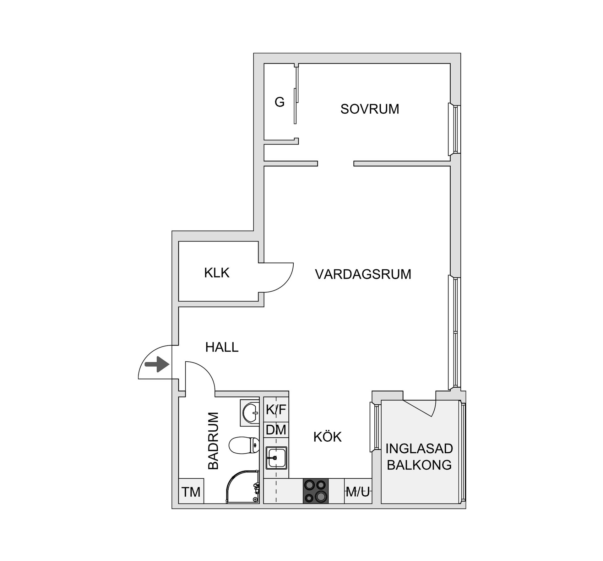 Bostadsrätt, Fahlgrensgatan 3, Herrhagen, Karlstad