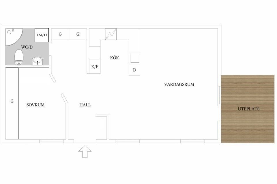 Bostadsrätt, Tallkrogsvägen 6C, Enskede - Gamla Enskede, Stockholm