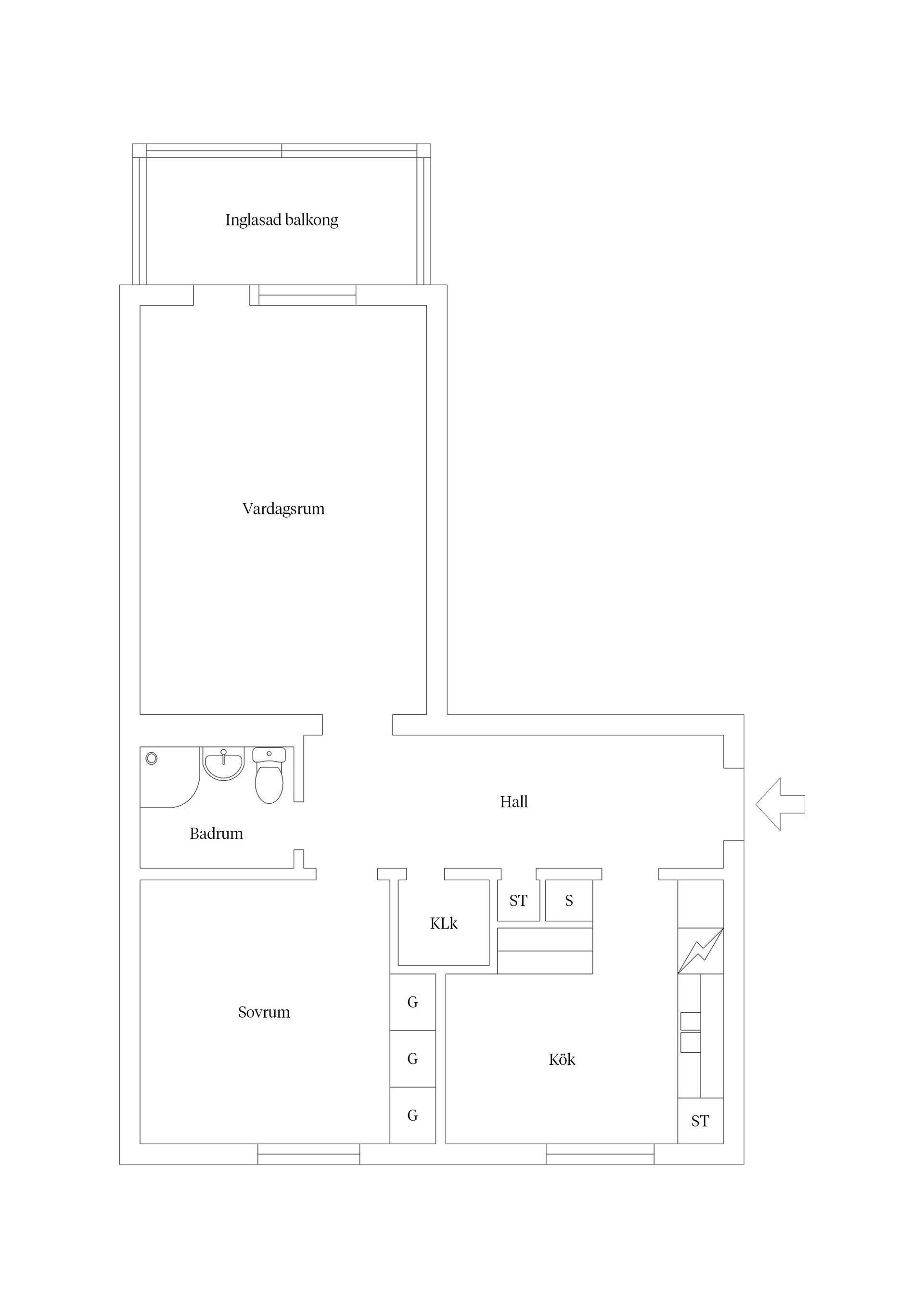 Bostadsrätt, Nyslottsgatan 5A, Tegelviken, Kalmar