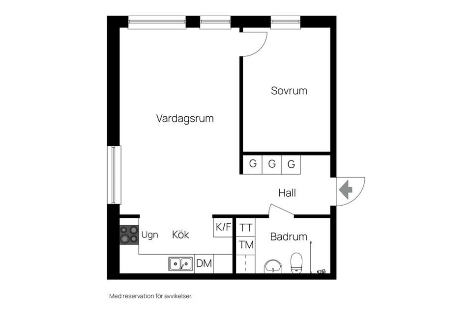 Bostadsrätt, Rubingatan 4, Norrtälje