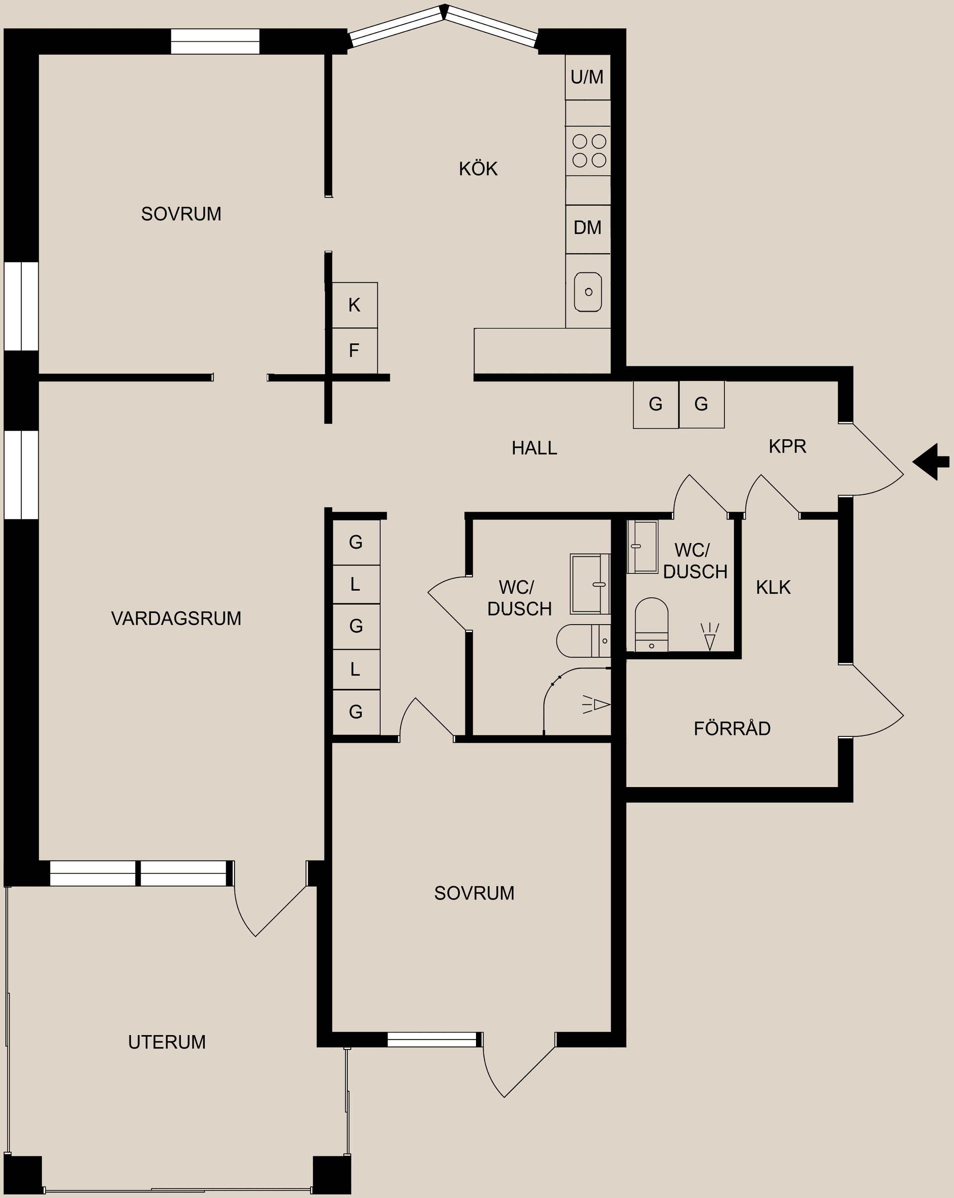 Bostadsrätt, Södra Promenaden 64, Centralt, Norrköping