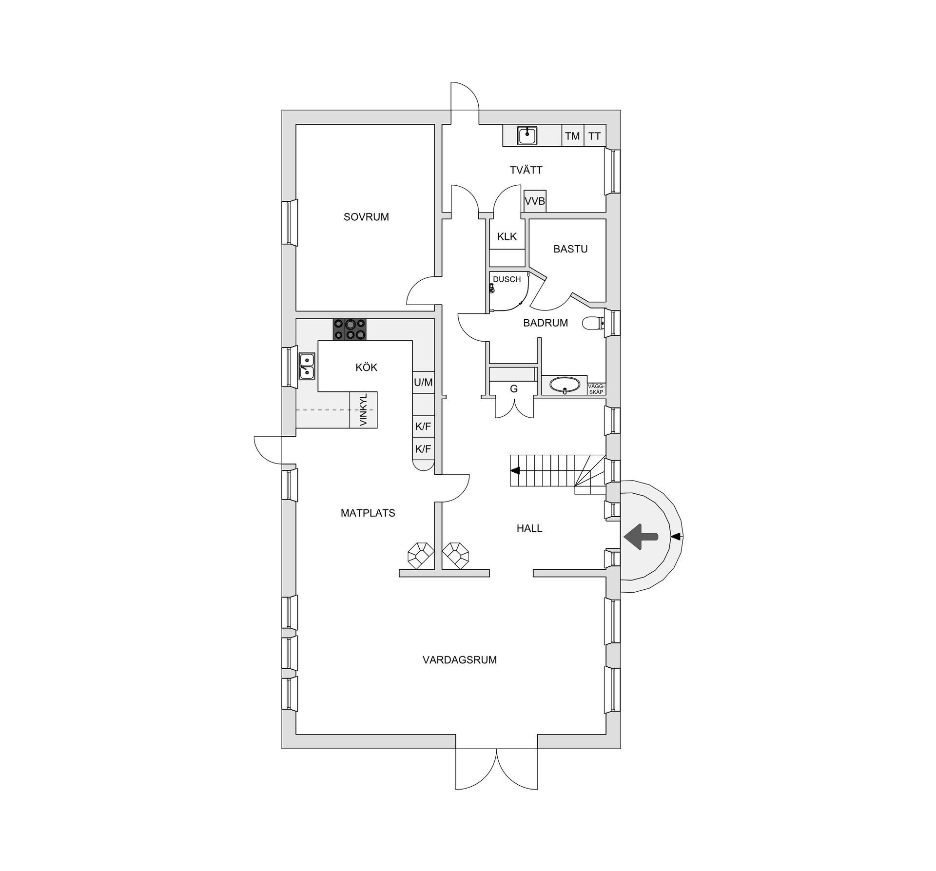 Villa, Ekåsen 14, Skeppsdalsström, Värmdö