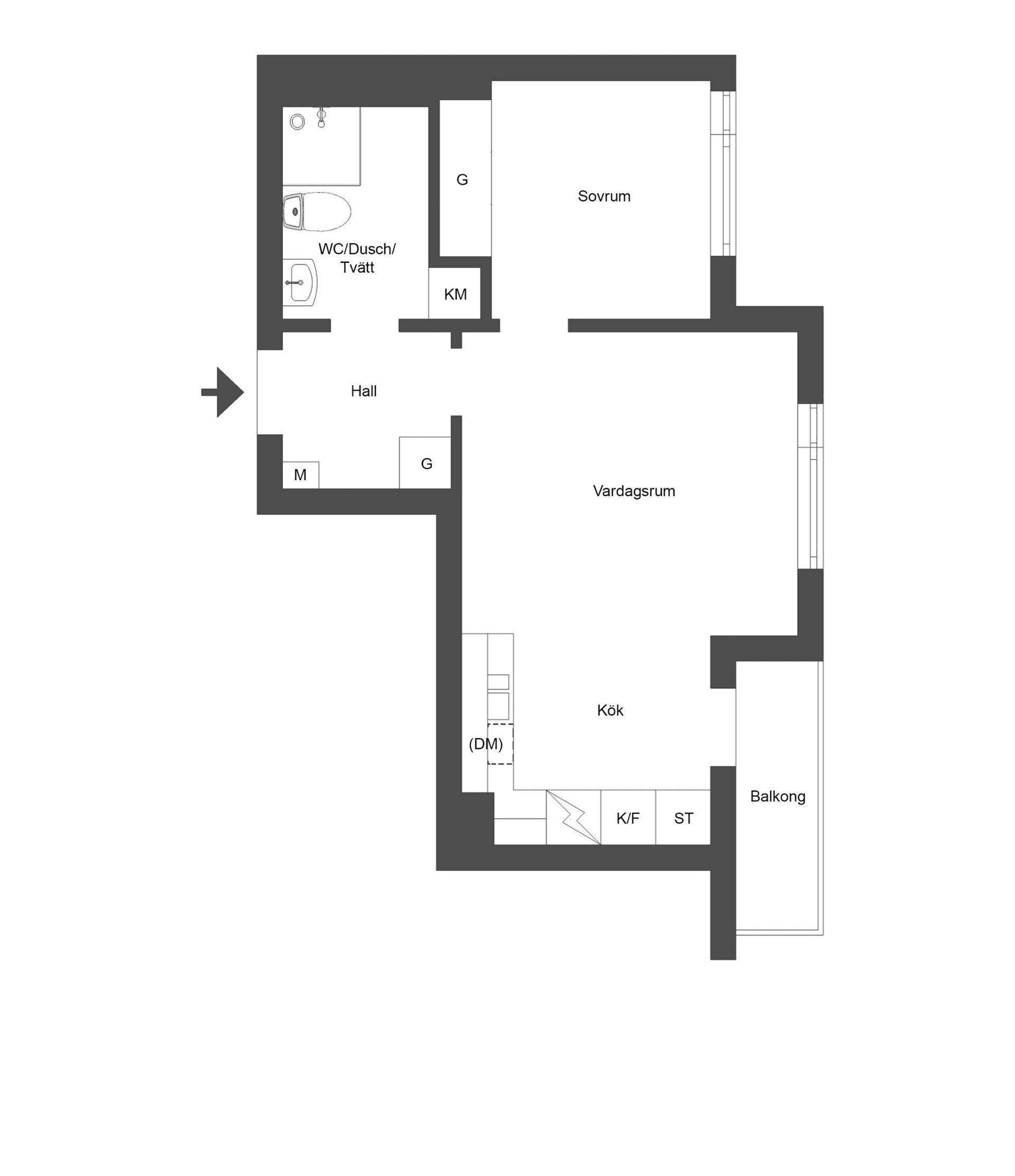 Bostadsrätt, Luntgatan 35, Centralt, Campus, Norrköping