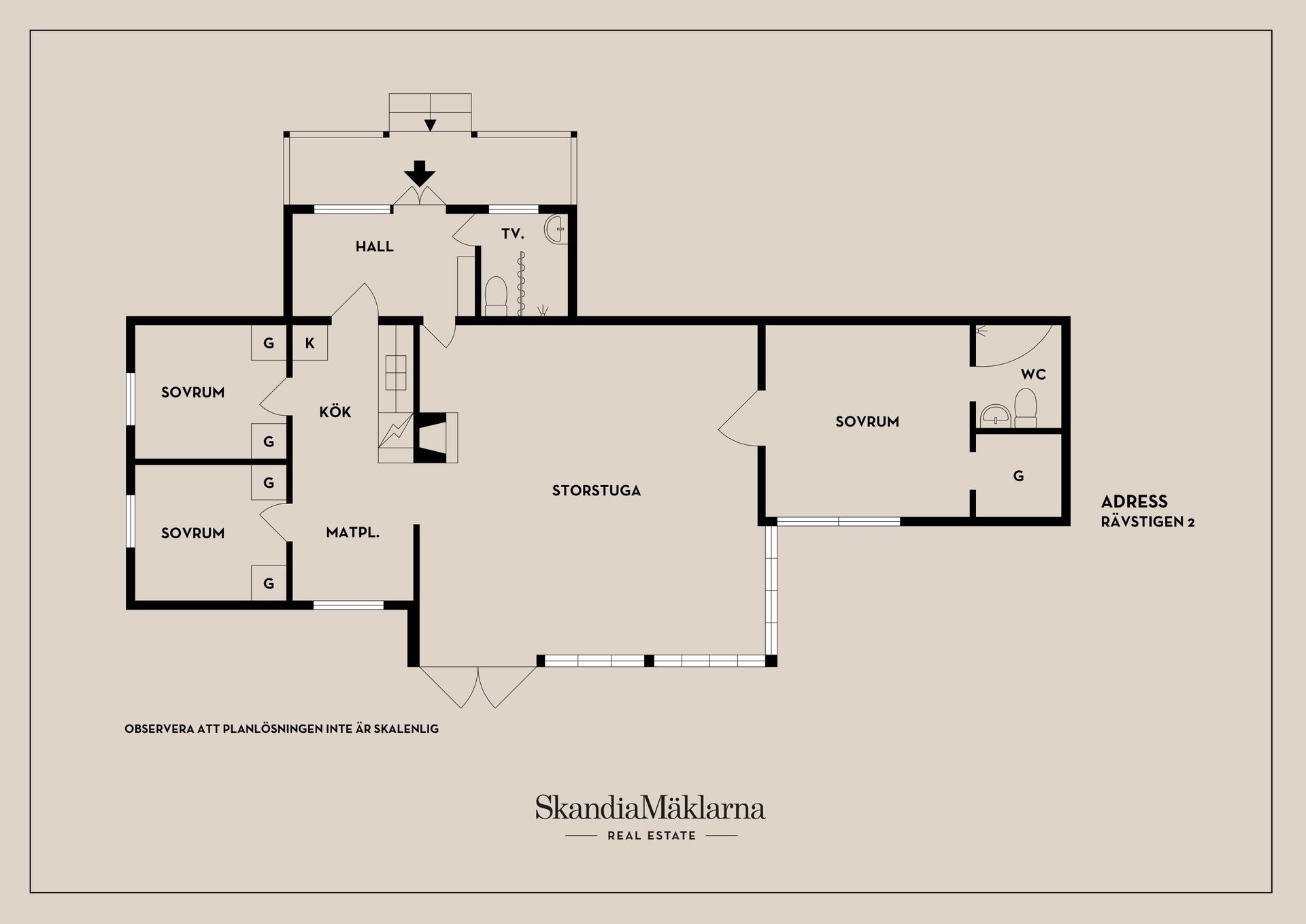 Villa, Rävstigen 2, Tofsö, Trosa