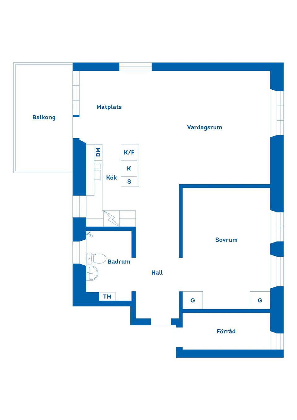 Bostadsrätt, Brynäsgatan 93, Brynäs, Gävle