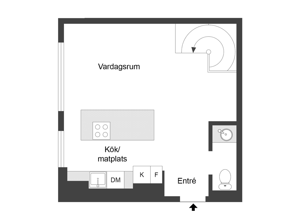 Bostadsrätt, Vikbolandsgatan 1, Öster - Centralt, Norrköping