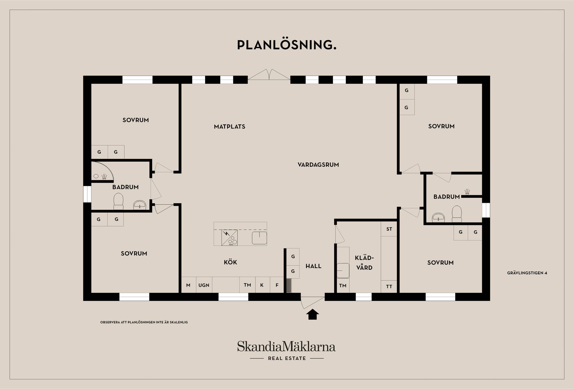 Villa, Grävlingstigen 4, Grytevad, Åstorp
