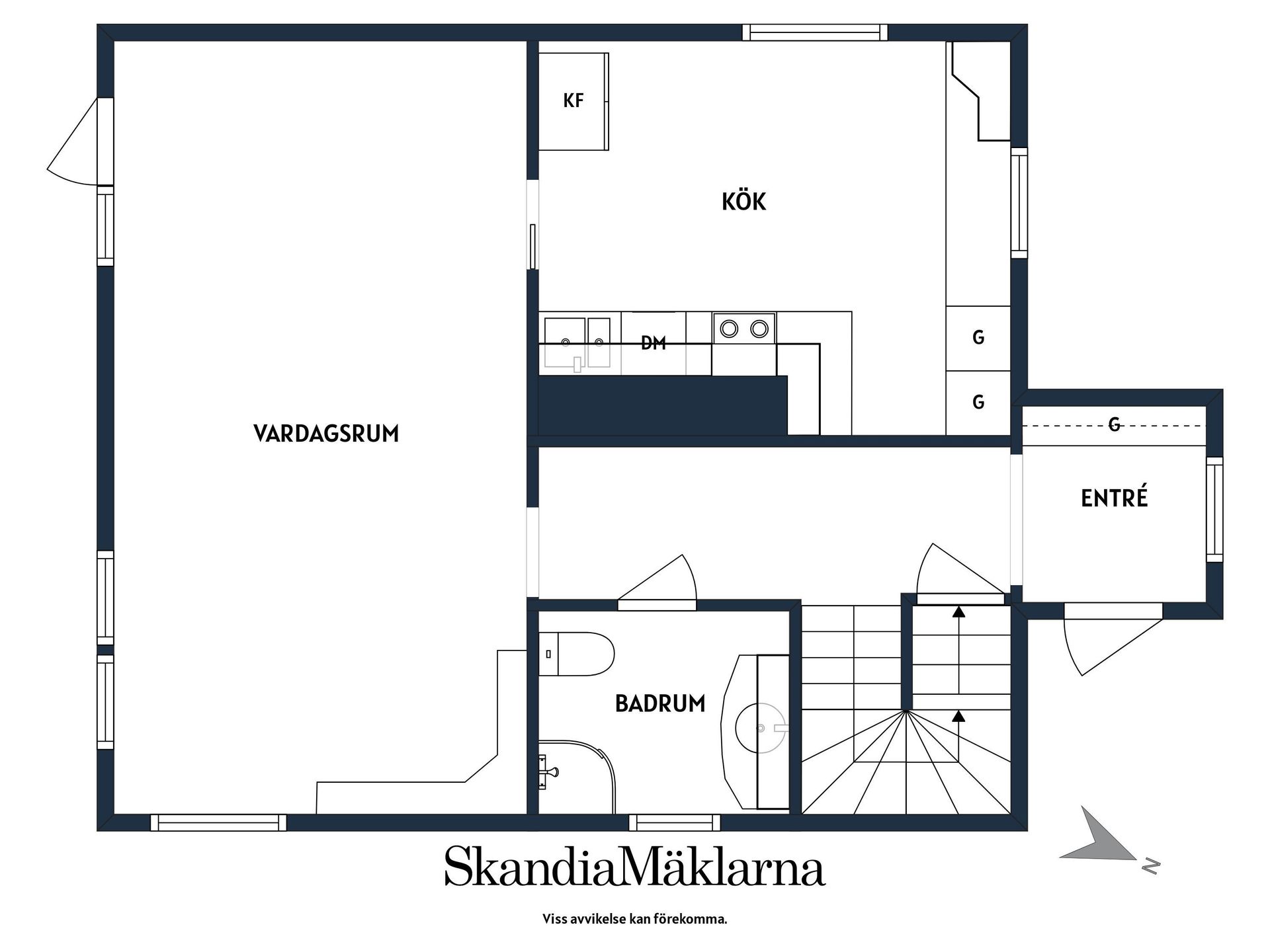 Villa, Kinne-Kleva Källeberg 1, Götene
