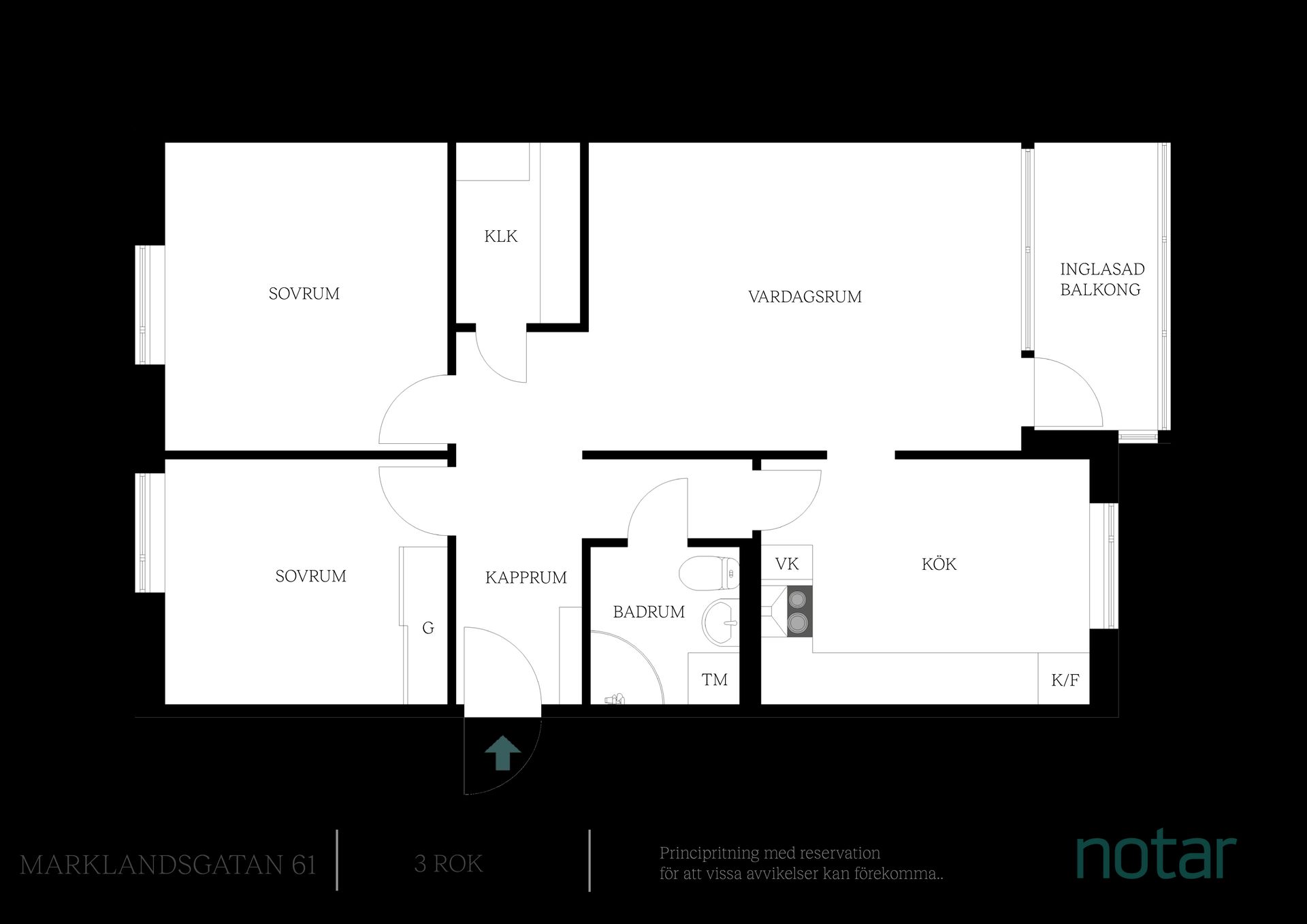 Bostadsrätt, Marklandsgatan 61, Högsbo, Göteborg