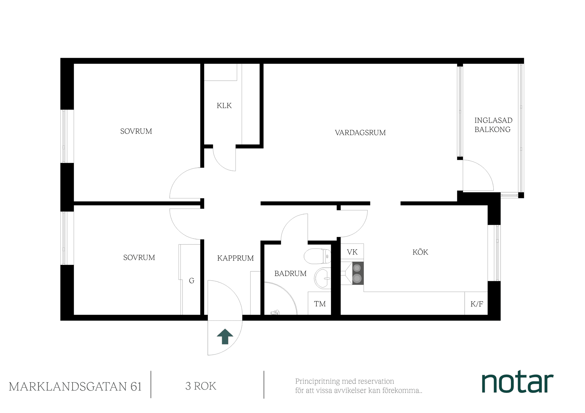Bostadsrätt, Marklandsgatan 61, Högsbo, Göteborg