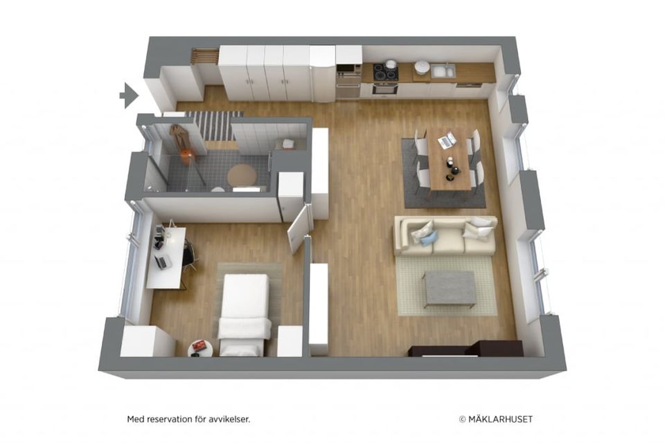 Bostadsrätt, Barnhemsgatan 18, Mölndals centrum, Mölndal