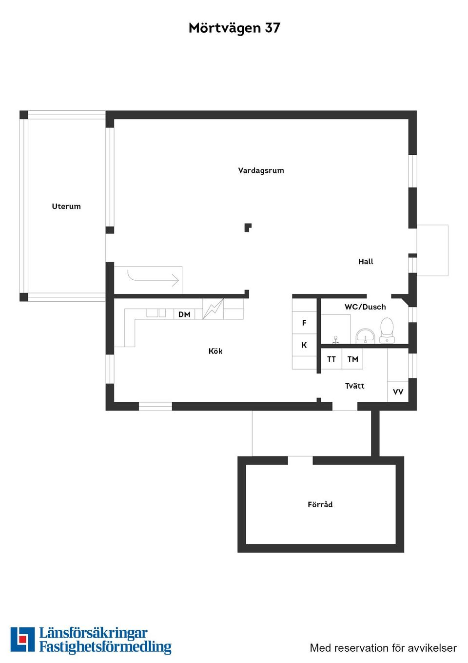 Bostadsrätt, Mörtvägen 37, Fyllinge, Halmstad