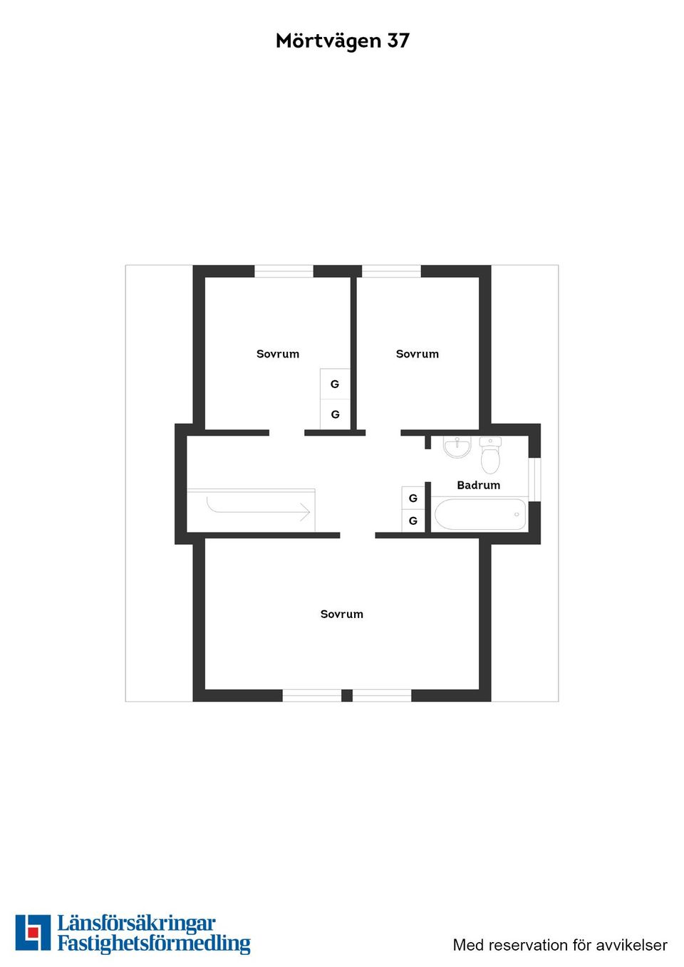 Bostadsrätt, Mörtvägen 37, Fyllinge, Halmstad
