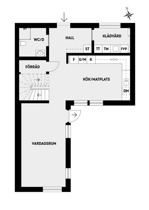 Bostadsrätt, Radhus, Bergsjövägen 7L, Kårsta, Vallentuna
