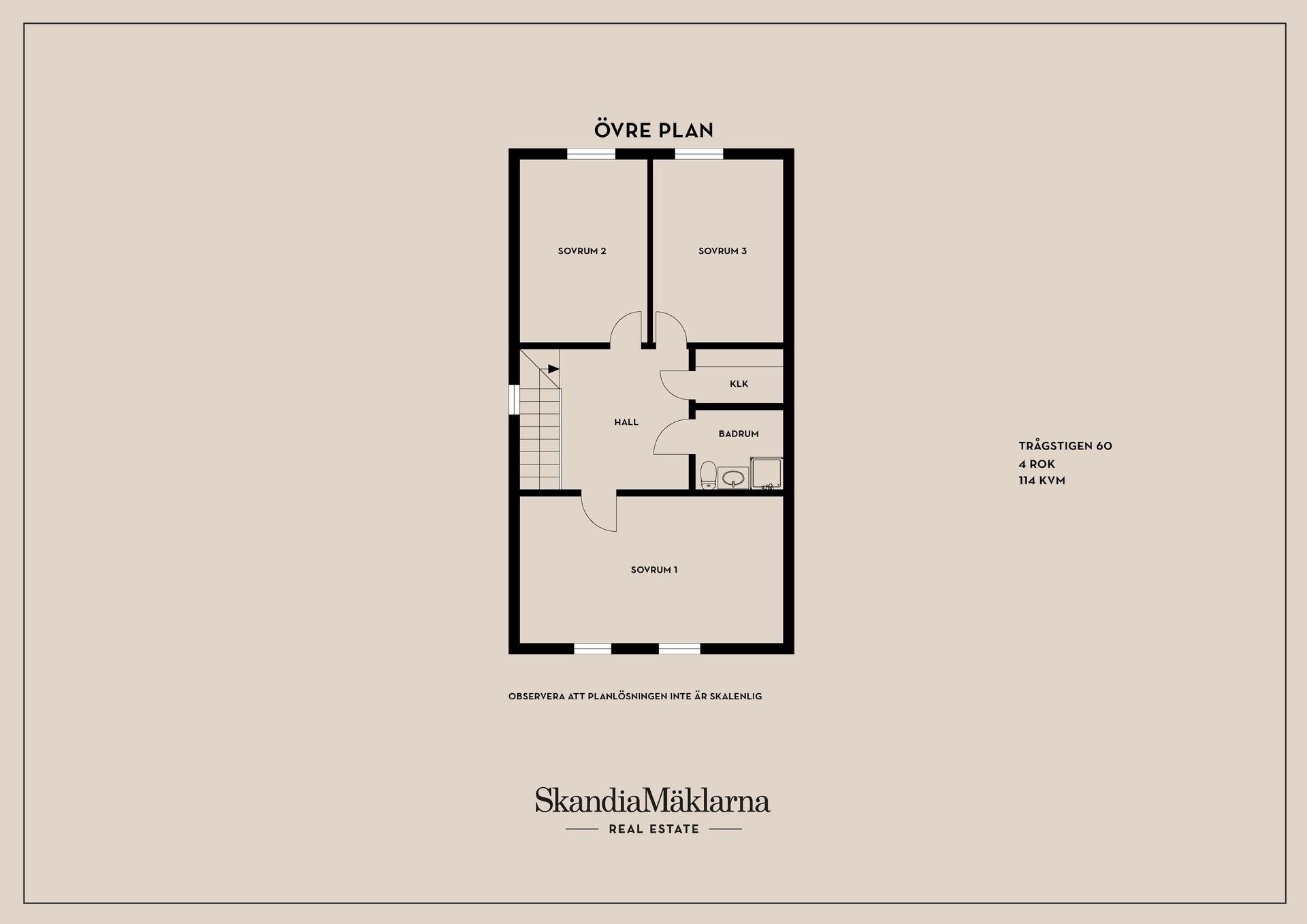 Radhus, Trågstigen 60, Huddinge - Kästa, Huddinge