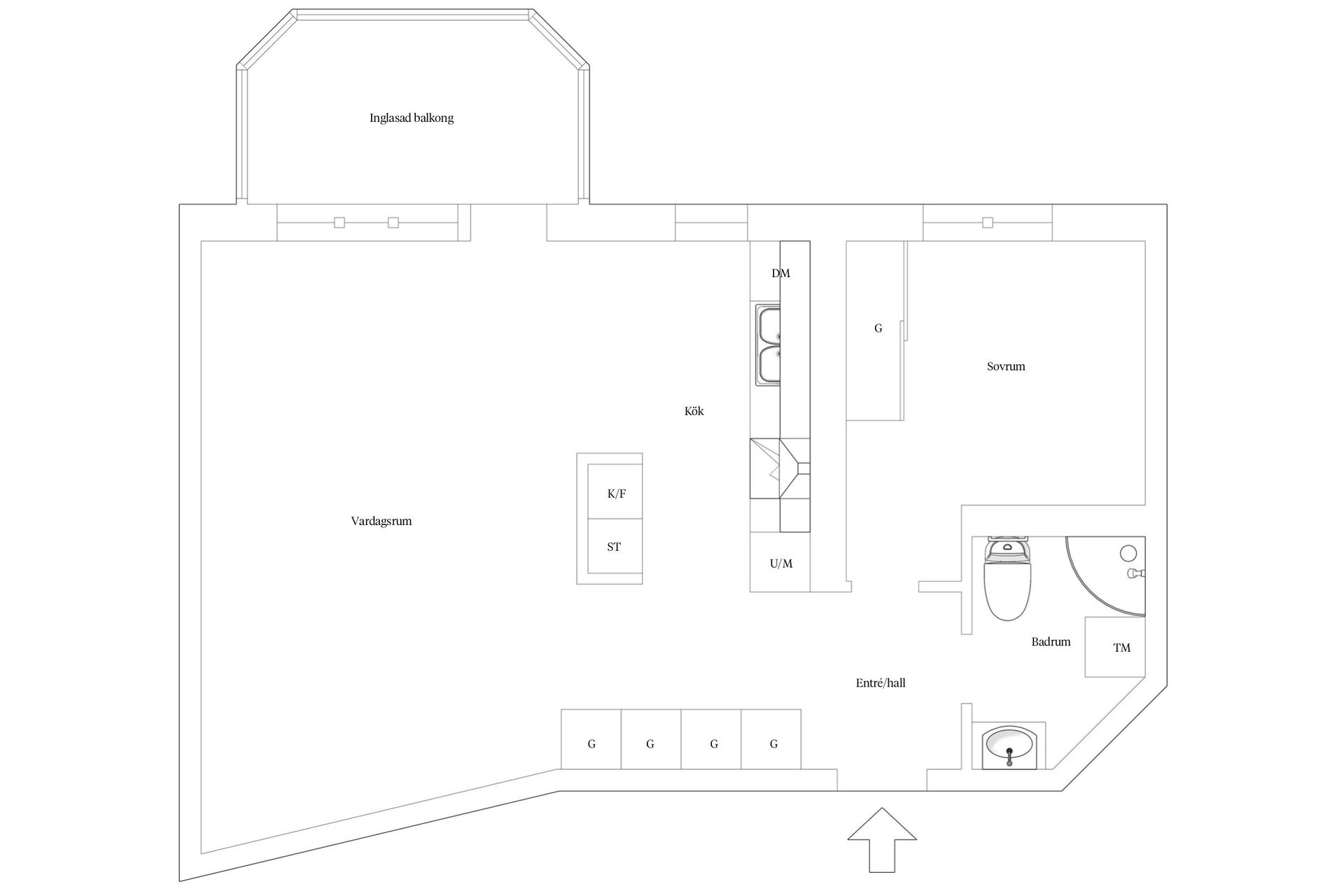 Bostadsrätt, Västra Kanalgatan 11, Tingvallastaden, Karlstad