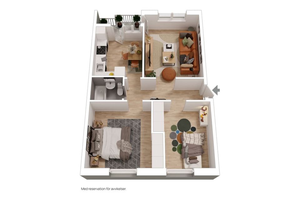 Bostadsrätt, Lindormsgatan 30, Sjöbo, Borås