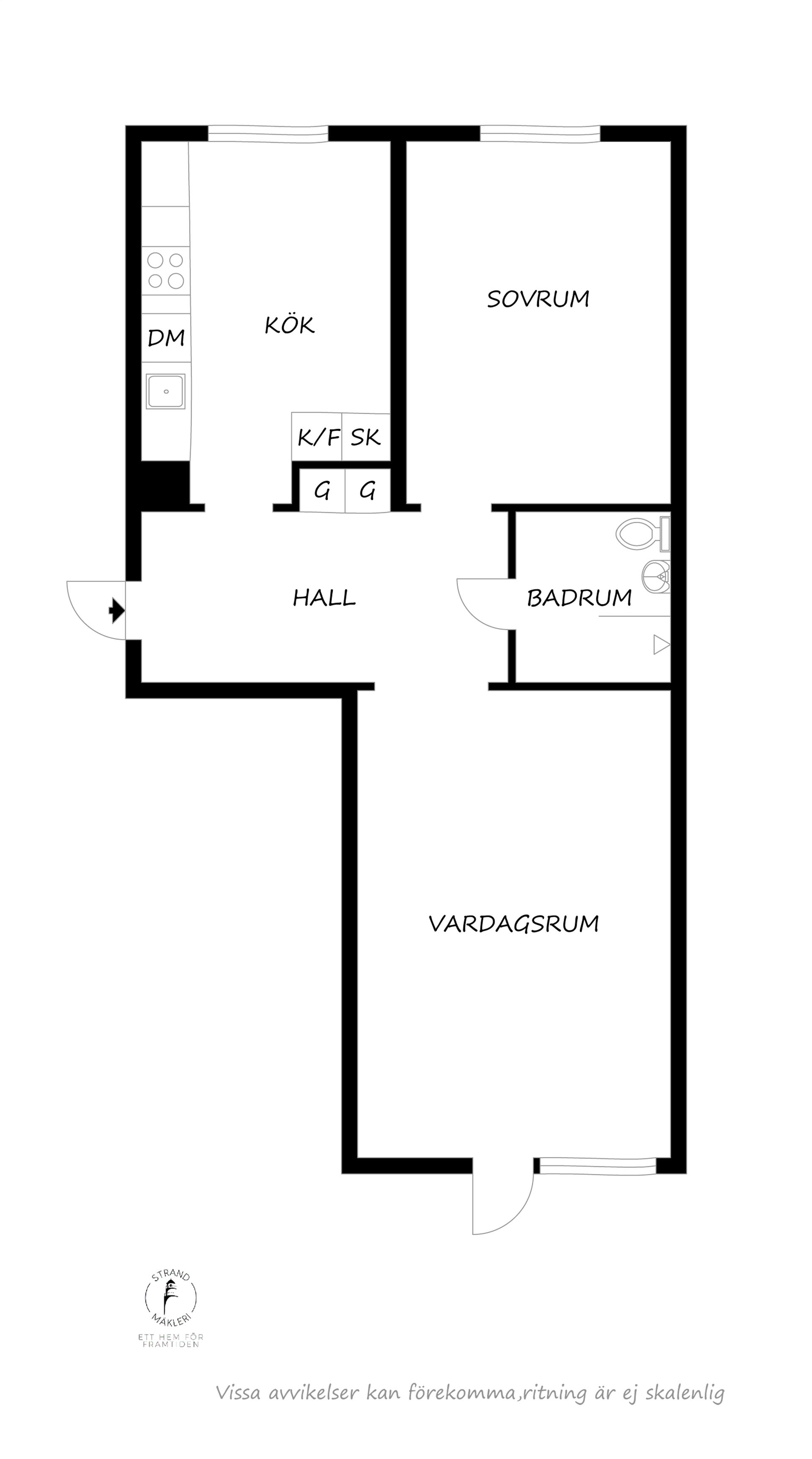 Bostadsrätt, Centralgatan 36A, Centrala Nynäshamn, Nynäshamn