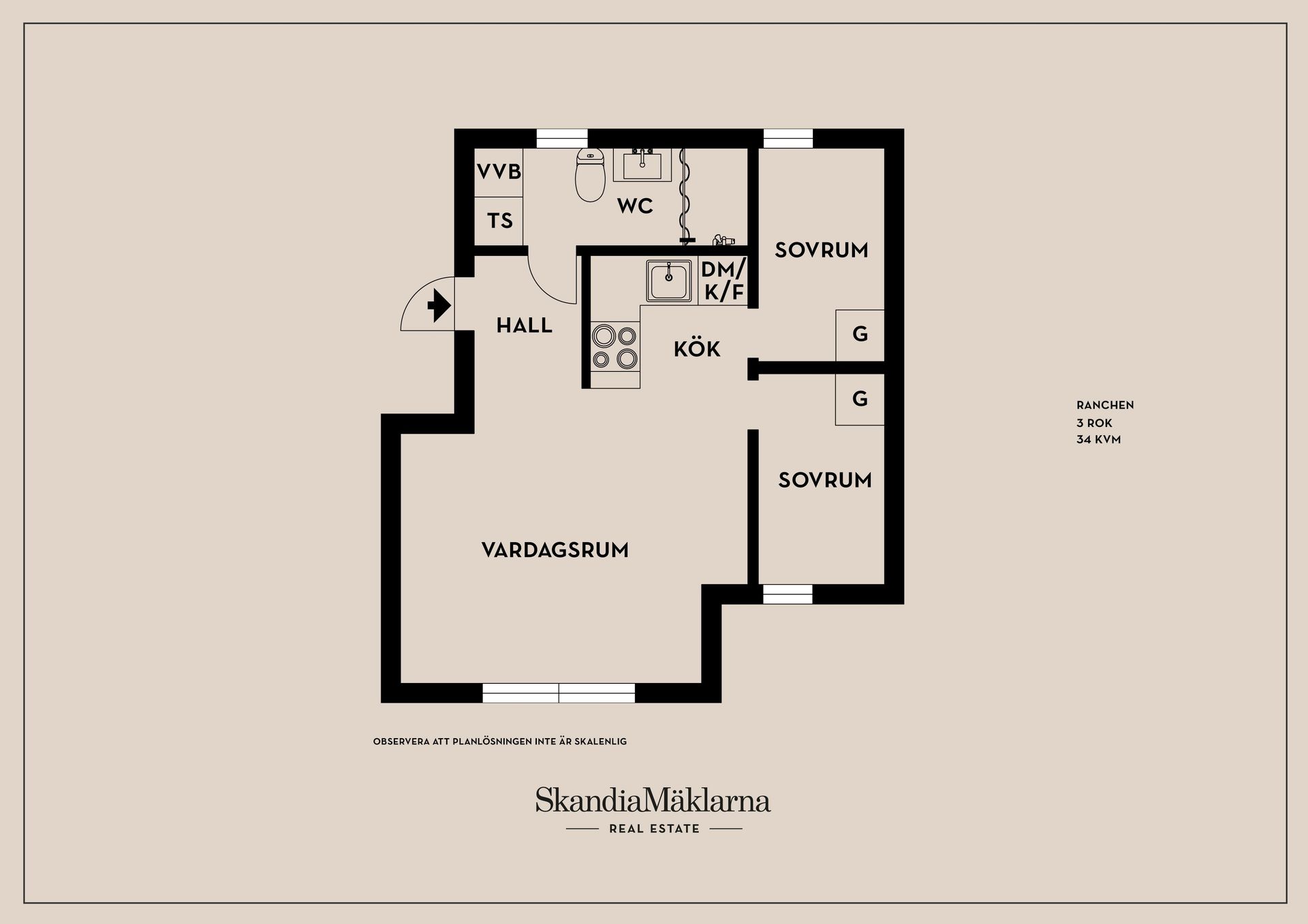 Bostadsrätt, Ranchen 101, Stöten, Malung-Sälen