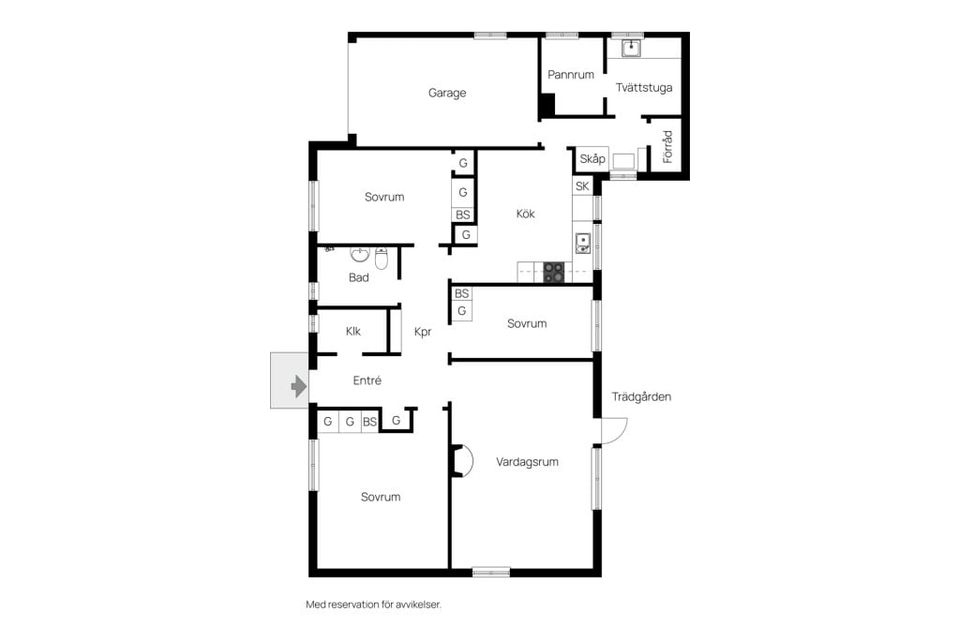 Villa, Husbondegatan 29, Trandared, Borås