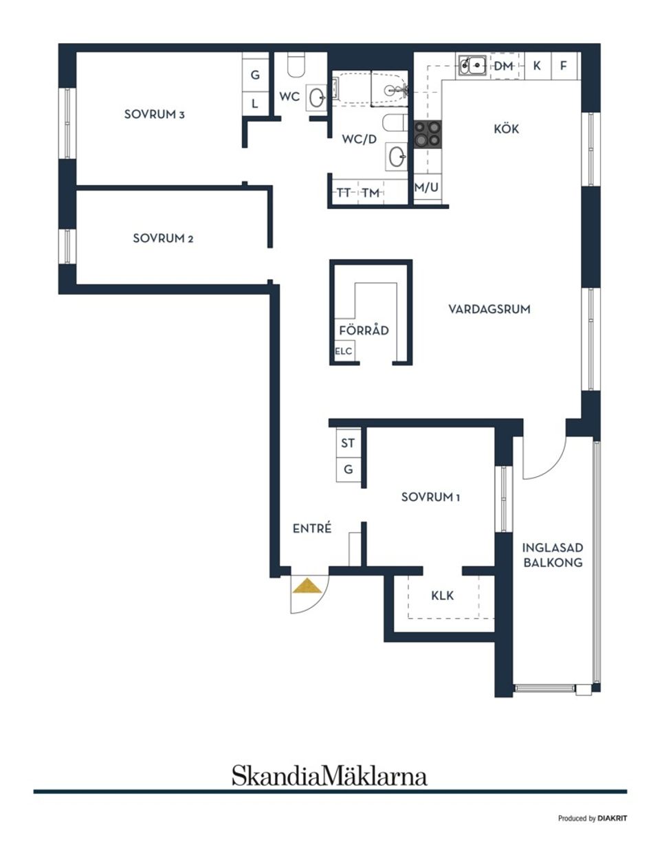 Bostadsrätt, Parkvägen 9, Barkarbystaden, Järfälla
