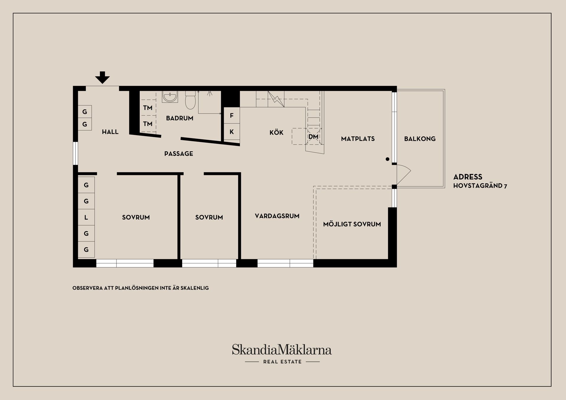 Bostadsrätt, Hovstagränd 7, Hagsätra - Ängsätra, Stockholm