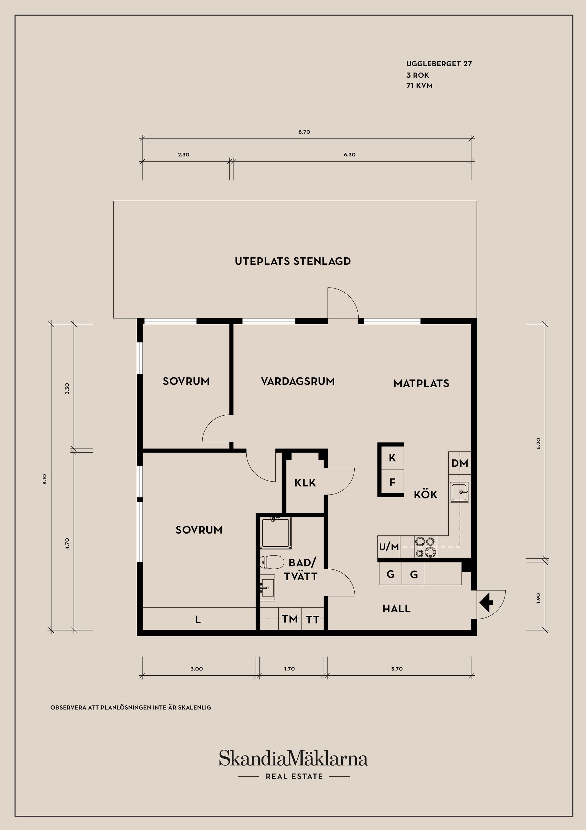 Bostadsrätt, Uggleberget 27, Göteborg