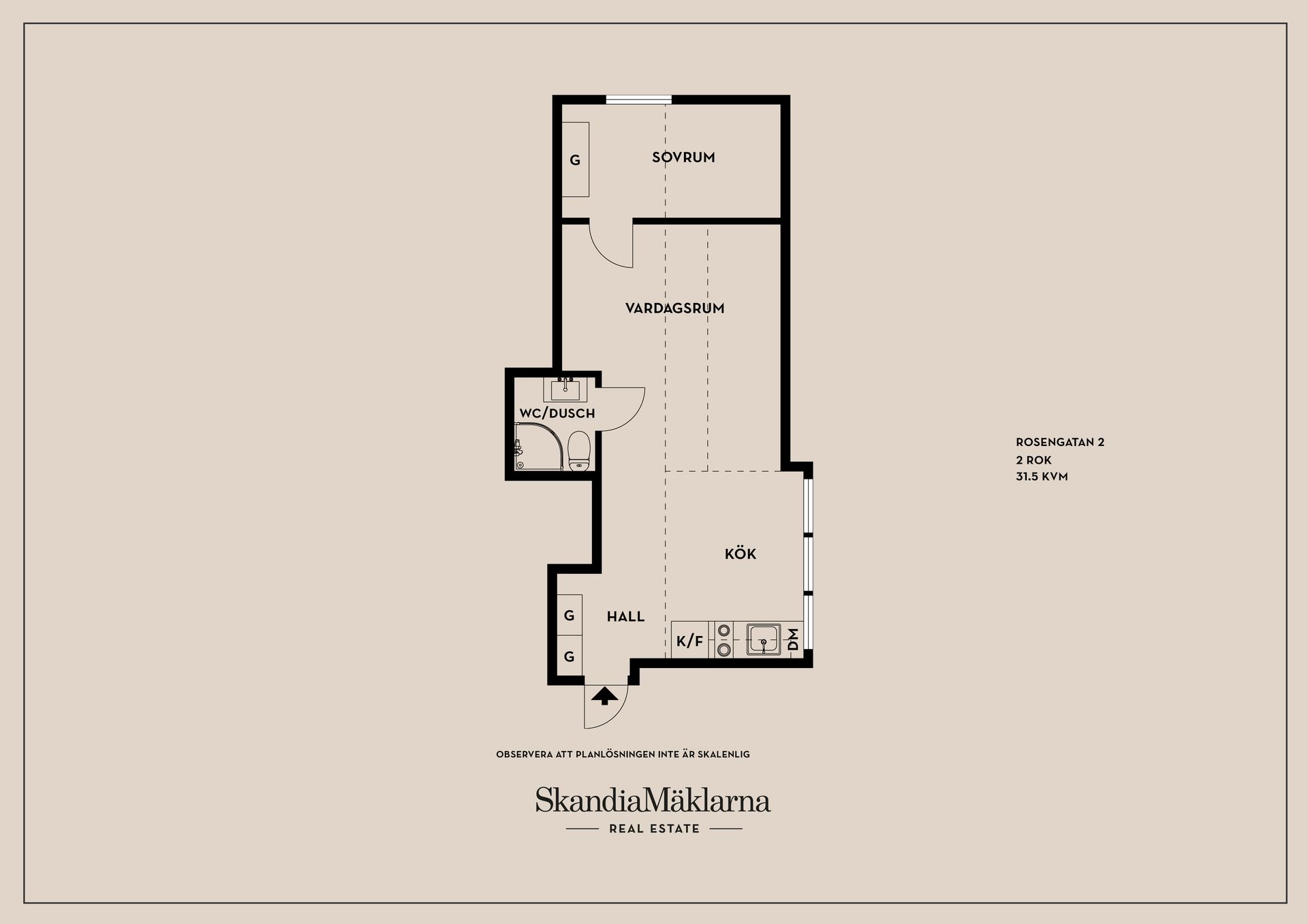 Bostadsrätt, Rosengatan 2, Linköping