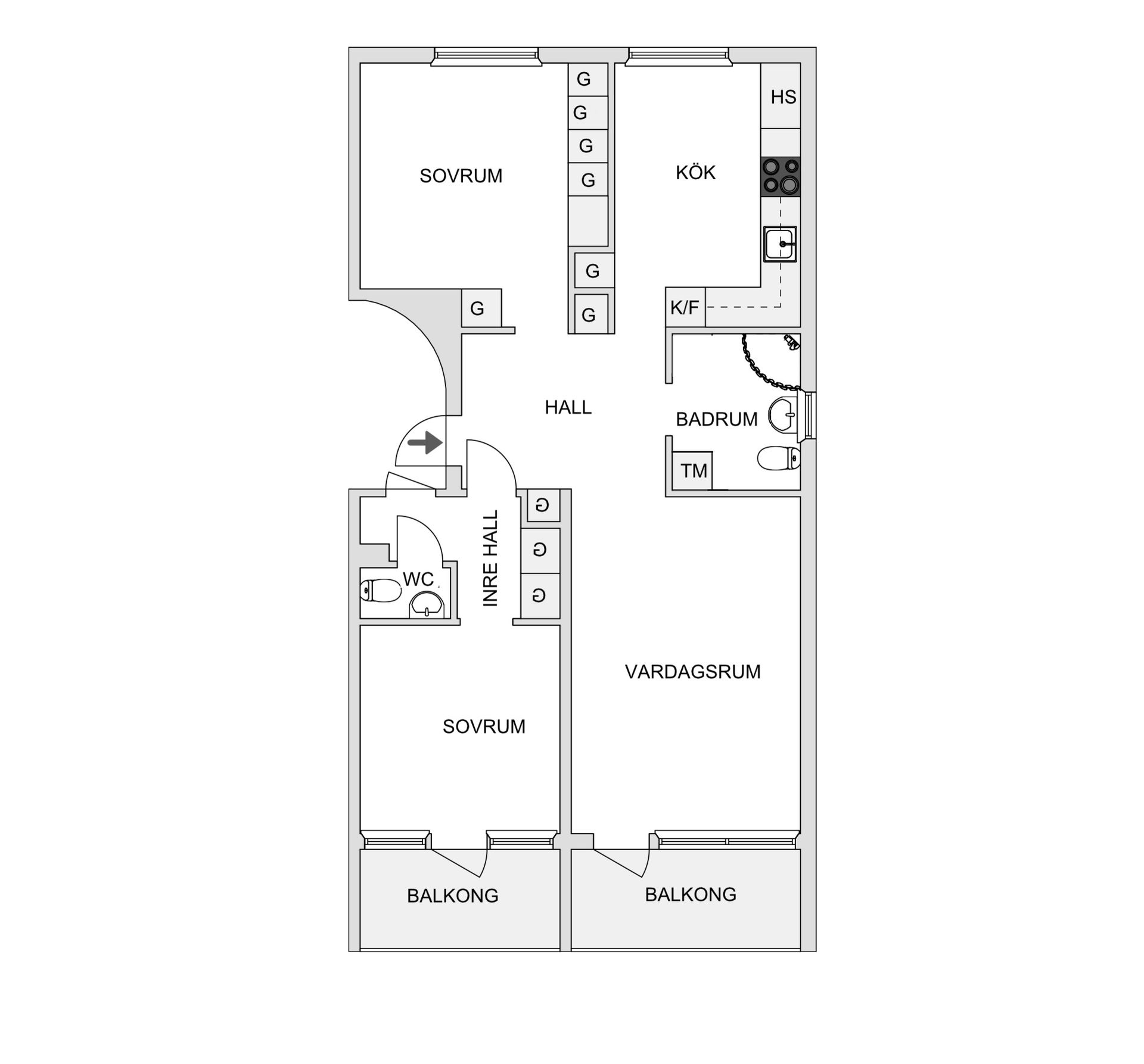 Bostadsrätt, Myntgatan 9, Moröhöjden, Skellefteå