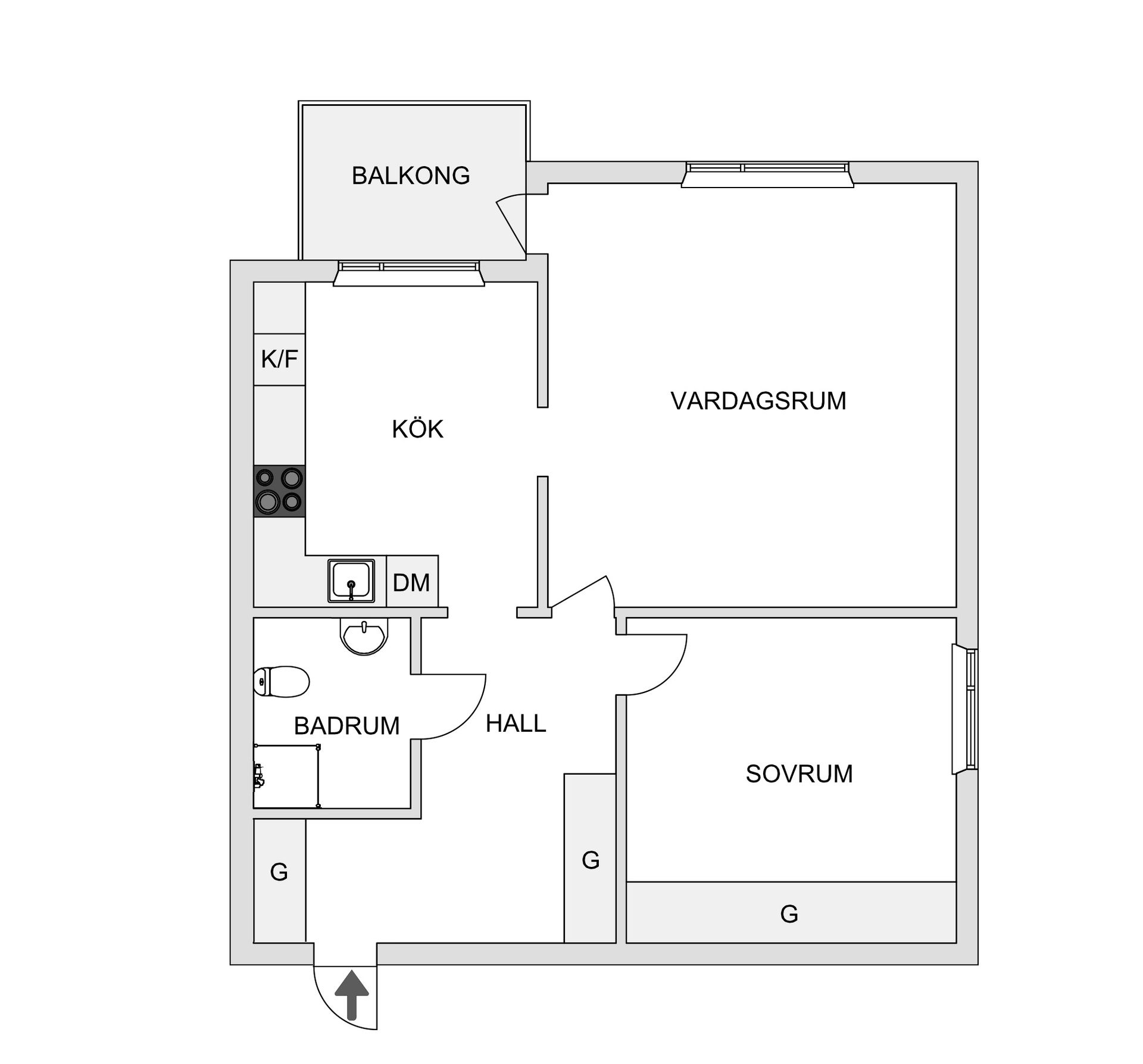 Bostadsrätt, Tornslingan 37 7tr, Trångsund, Huddinge