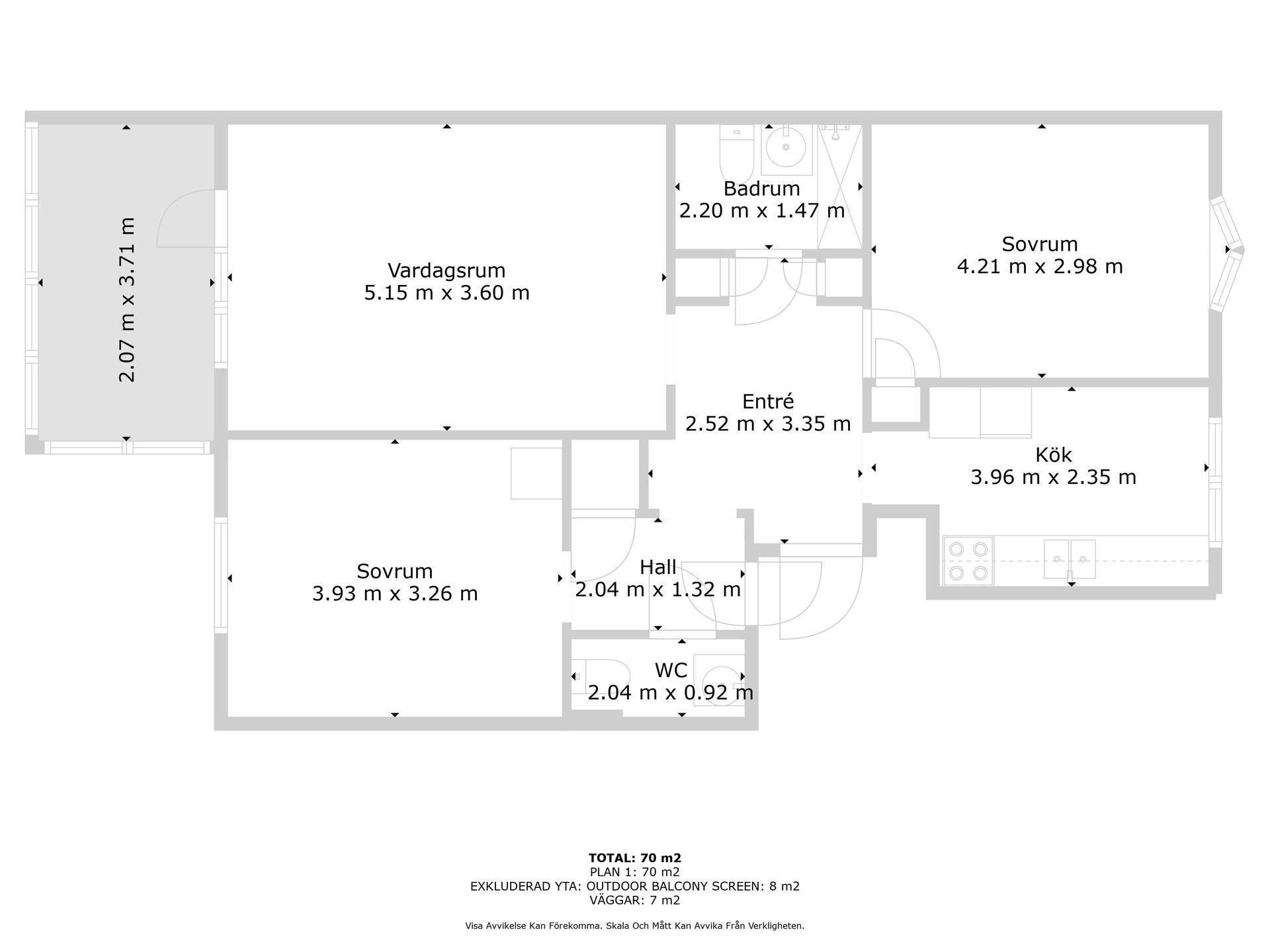 Bostadsrätt, Strömstadsvägen 8A, Uddevalla centrum, Uddevalla