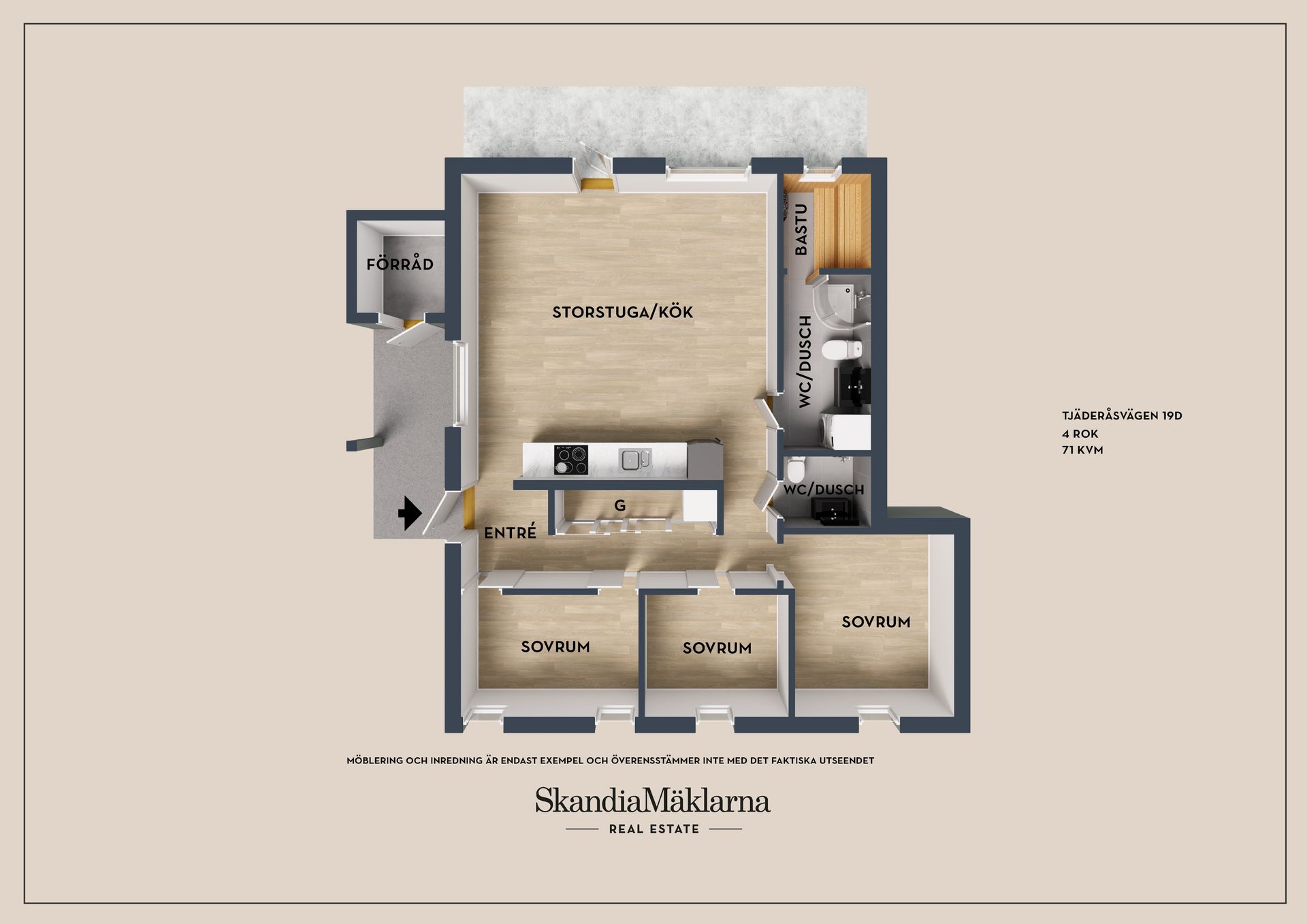 Bostadsrätt, Tjäderåsvägen 19D, Lindvallen, Malung-Sälen