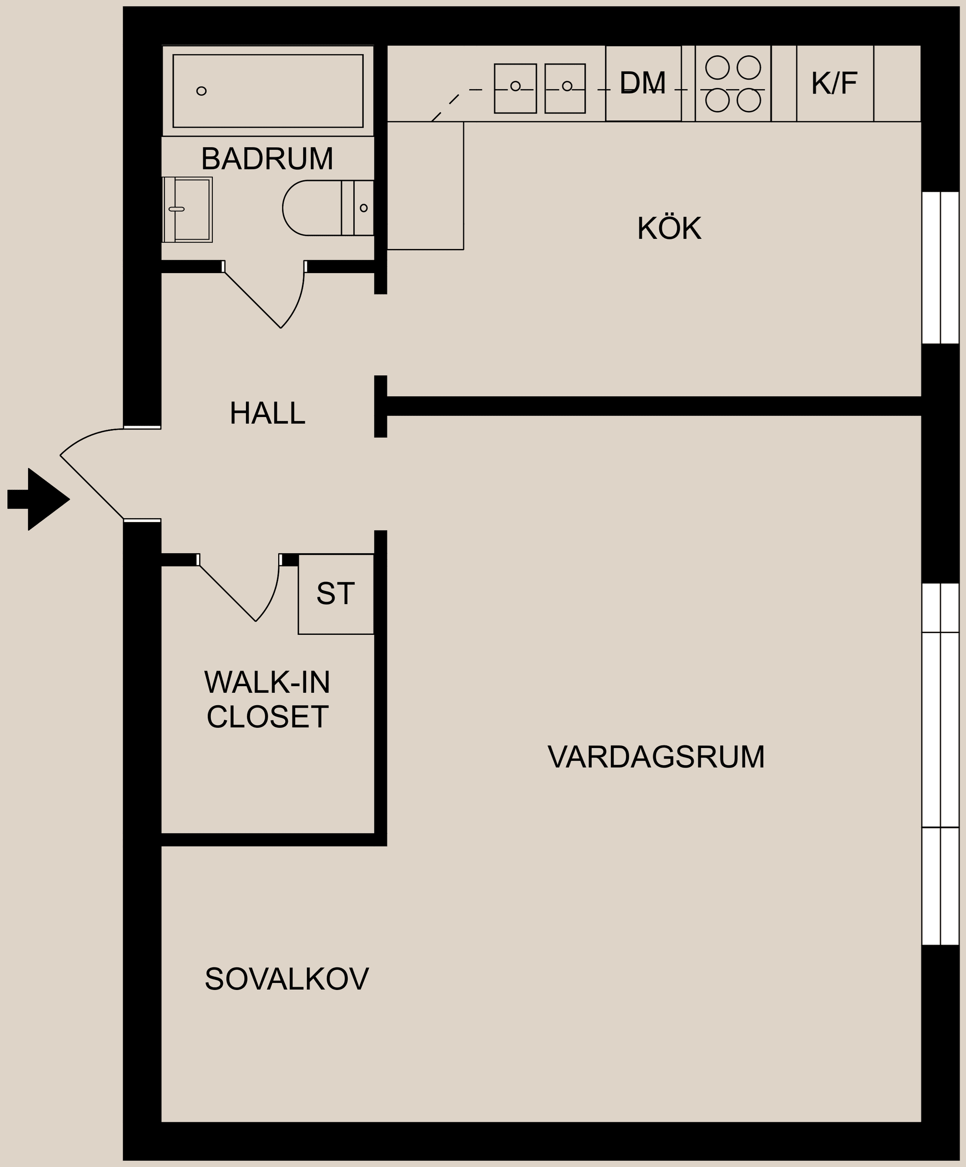 Bostadsrätt, Slottsgatan 128, Centralt, Norrköping