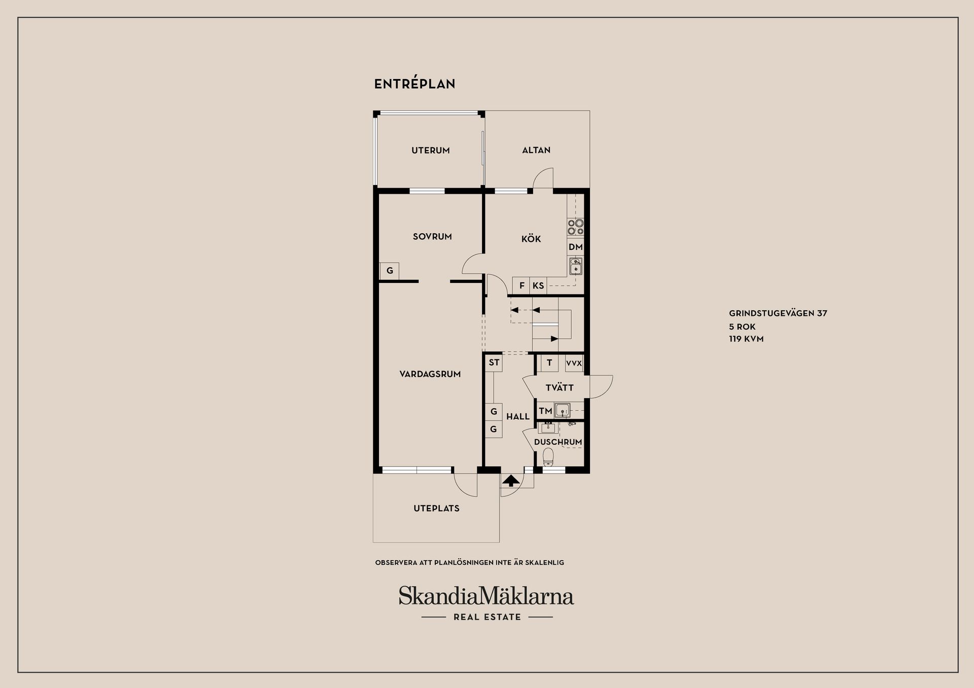 Radhus, Grindstugevägen 37, Landeryd, Linköping
